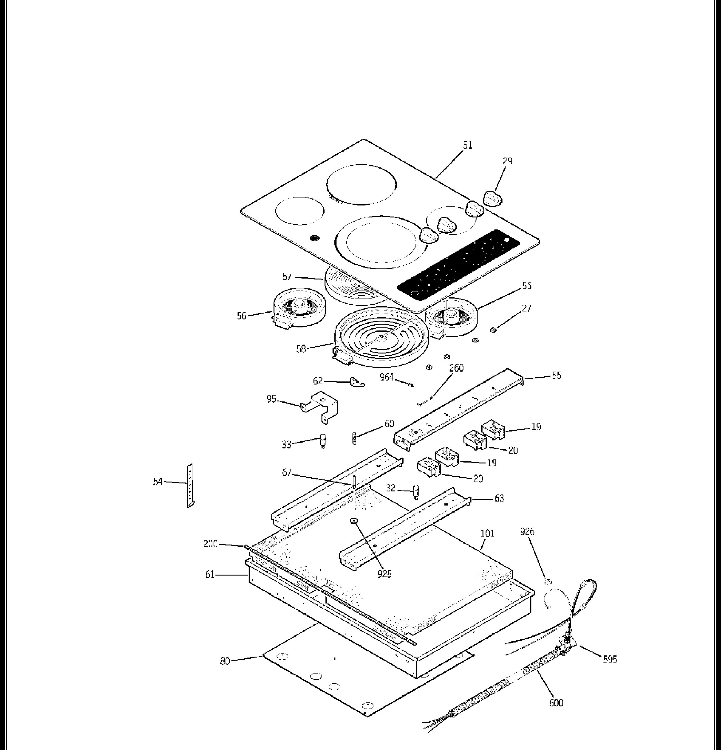 JP346SM3SS Exploded View 1 appliance exploded-view parts diagram