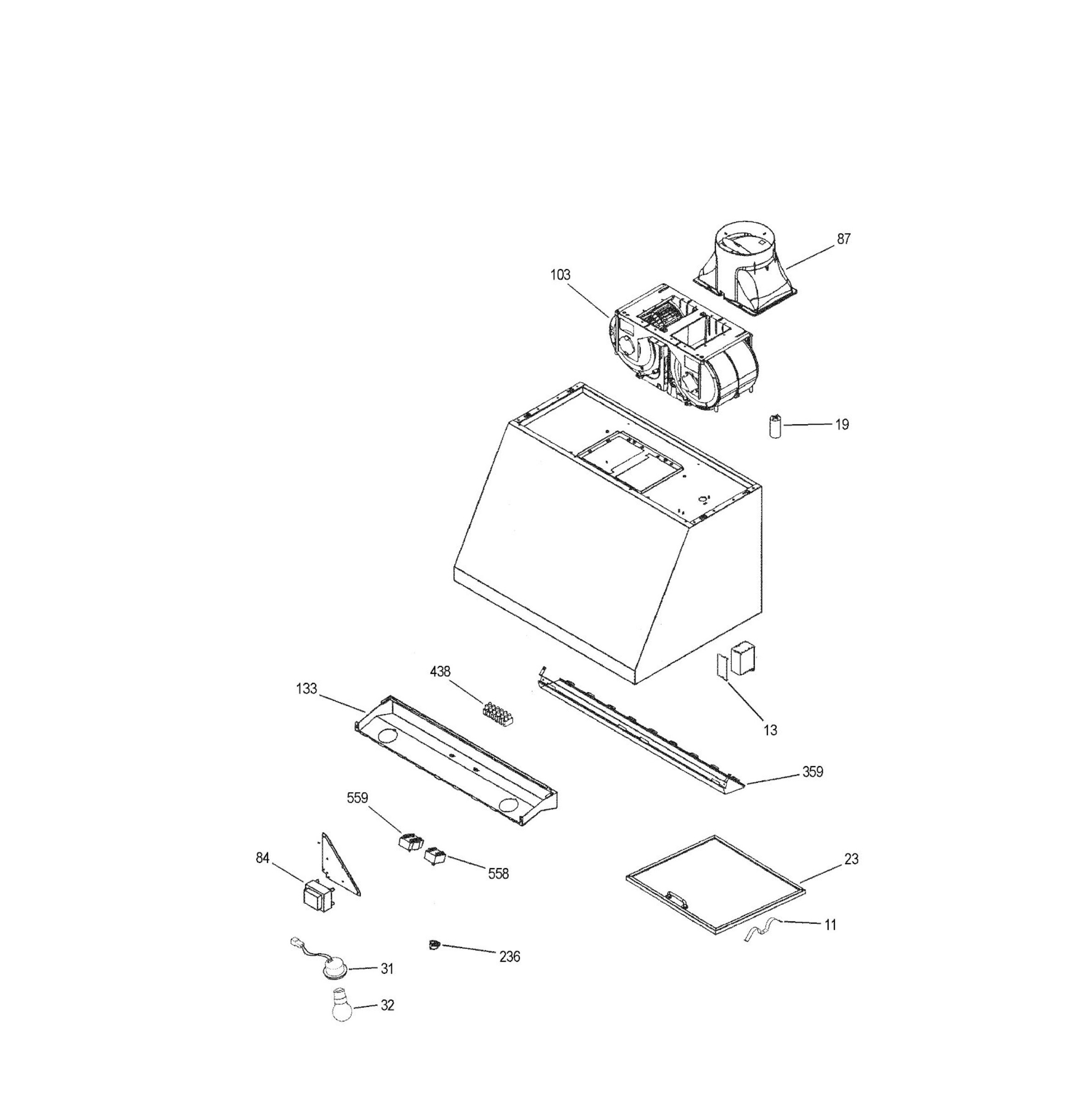 JV936D5SS Exploded View 1 appliance exploded-view parts diagram