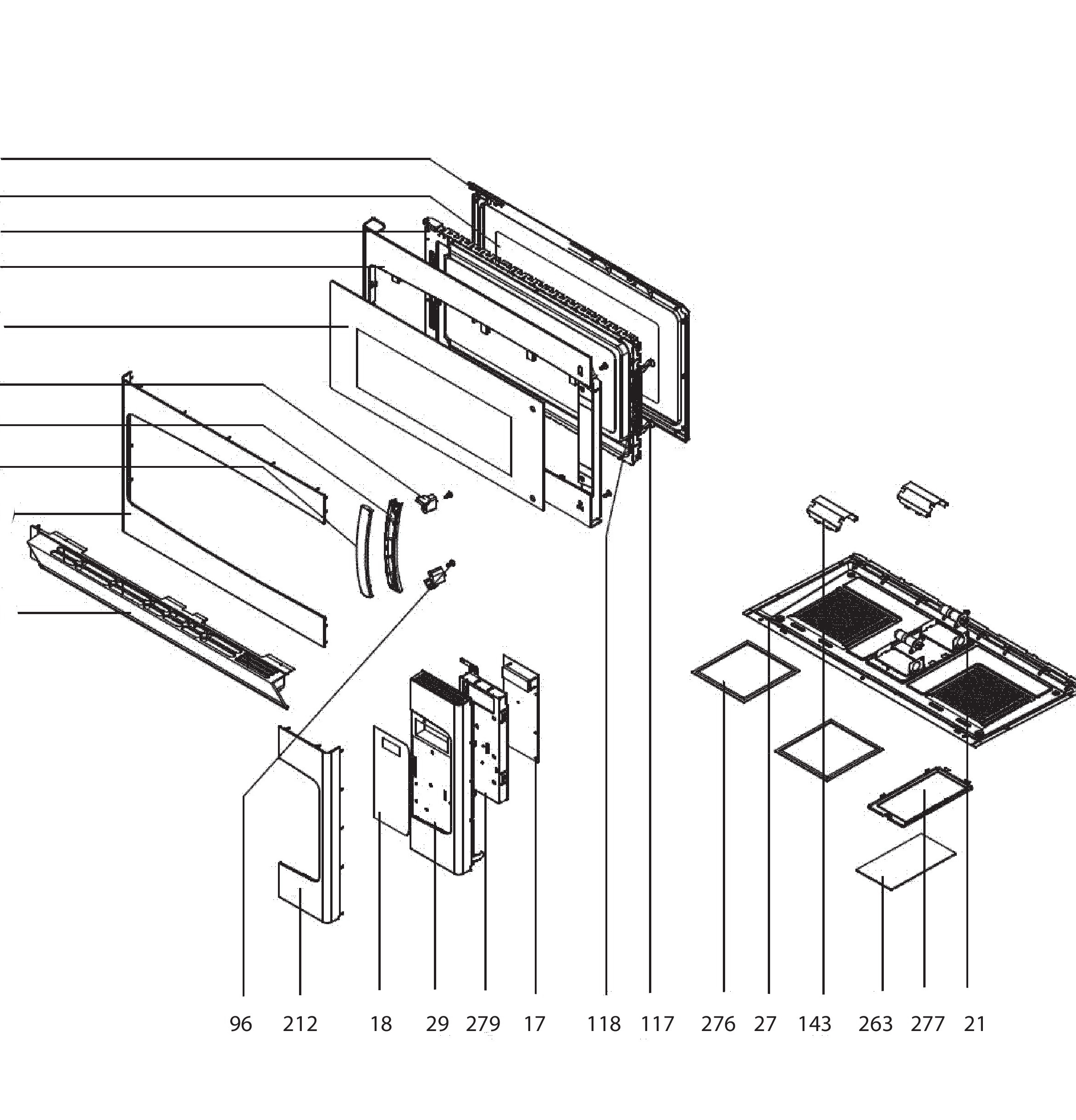JVM2162SM1SS Exploded View 1 appliance exploded-view parts diagram