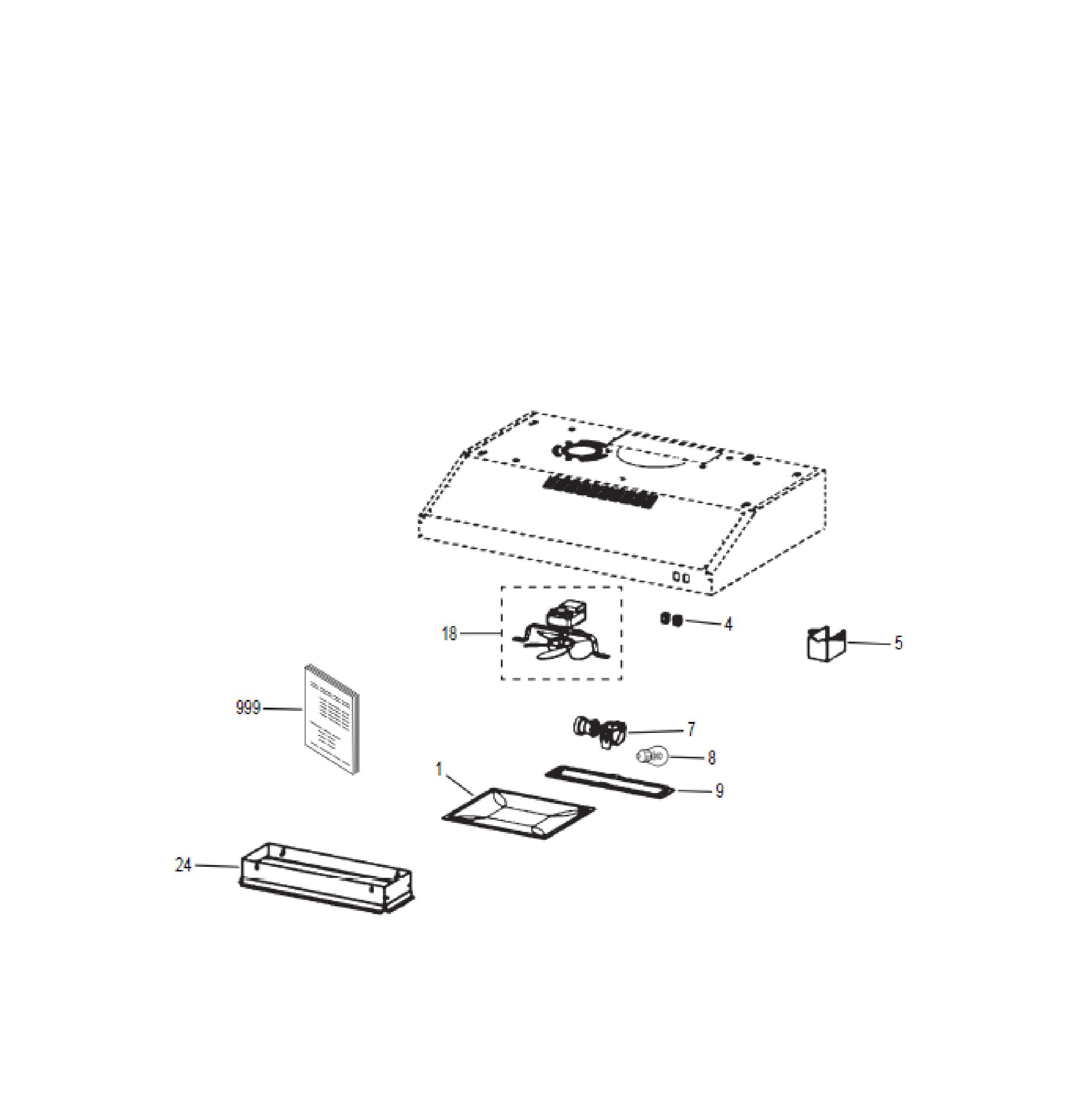 JVX3300SJ1SS Exploded View 1 appliance exploded-view parts diagram