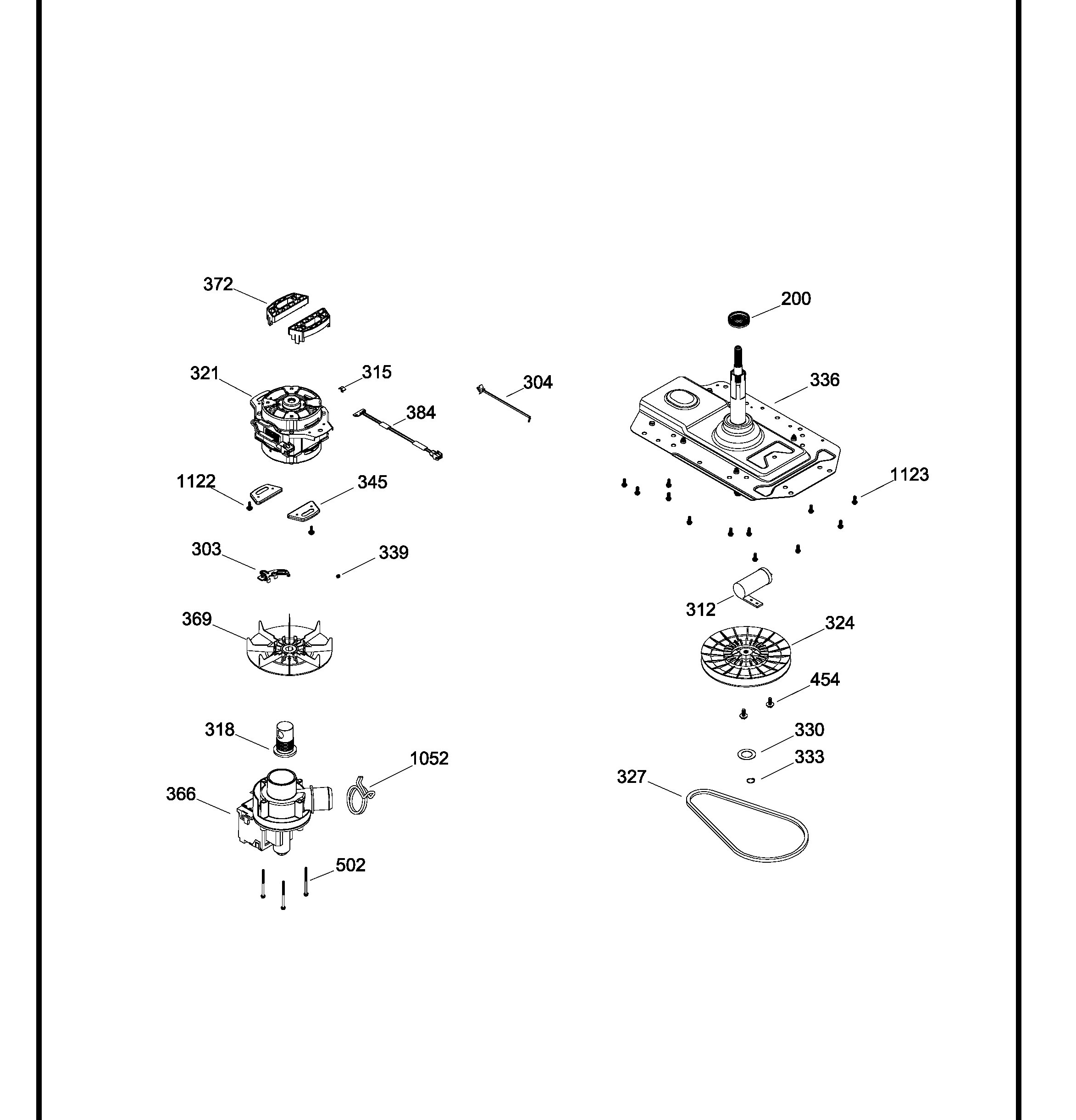 LAE1220PBB00 Exploded View 3 appliance exploded-view parts diagram