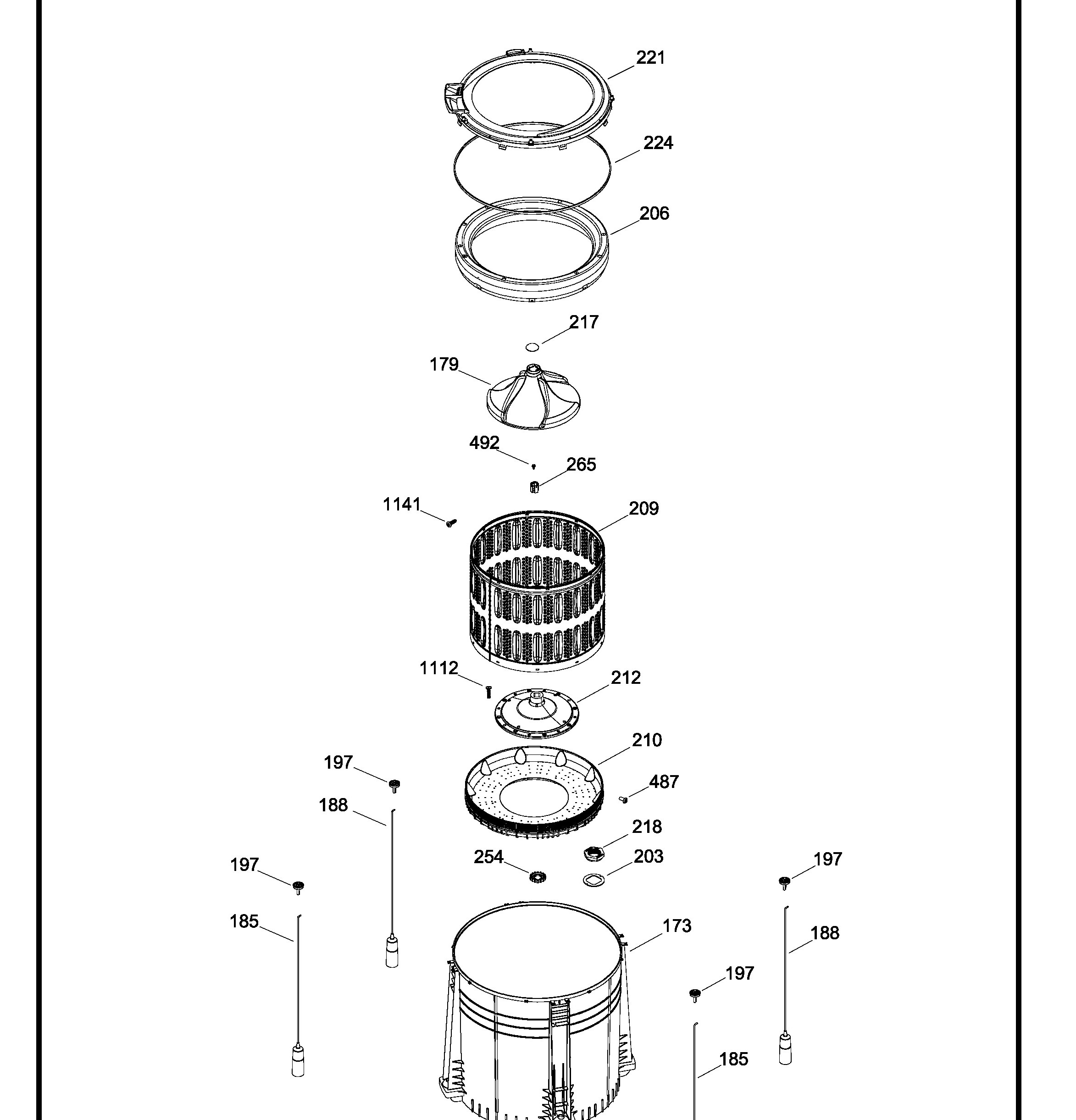 LEF19385XGG00 Exploded View 2 appliance exploded-view parts diagram