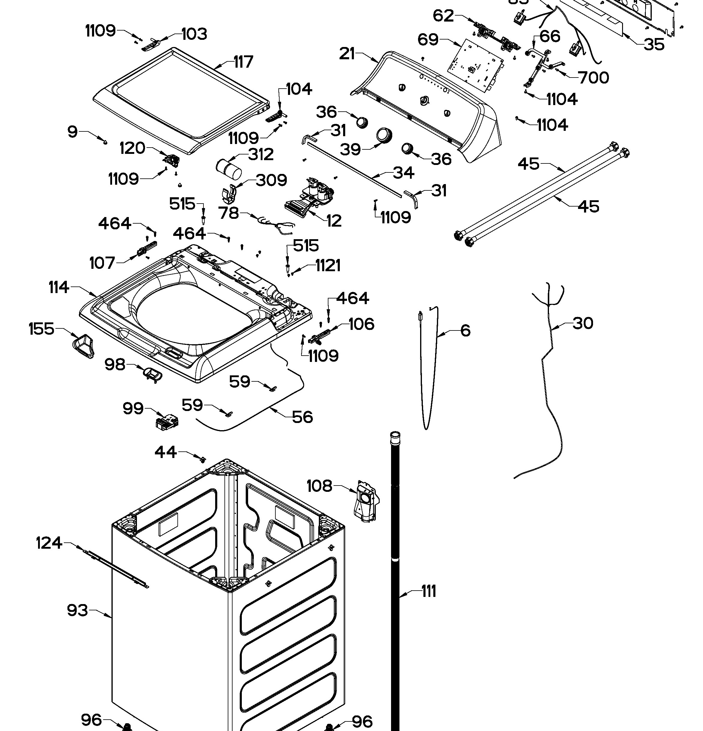 LGA79113CBAB01 Exploded View 1 appliance exploded-view parts diagram