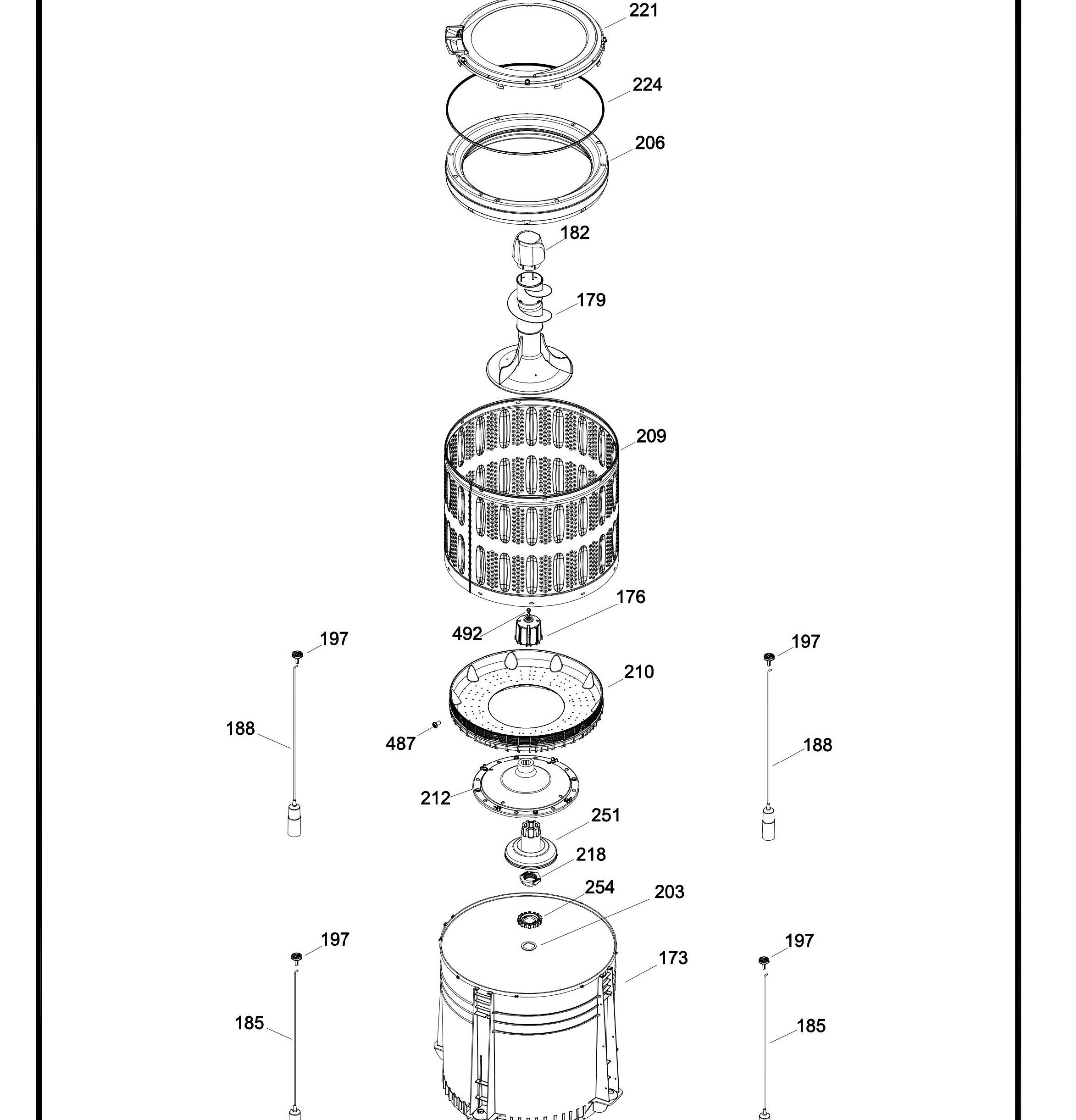 LIE17385XBB00 Exploded View 2 appliance exploded-view parts diagram