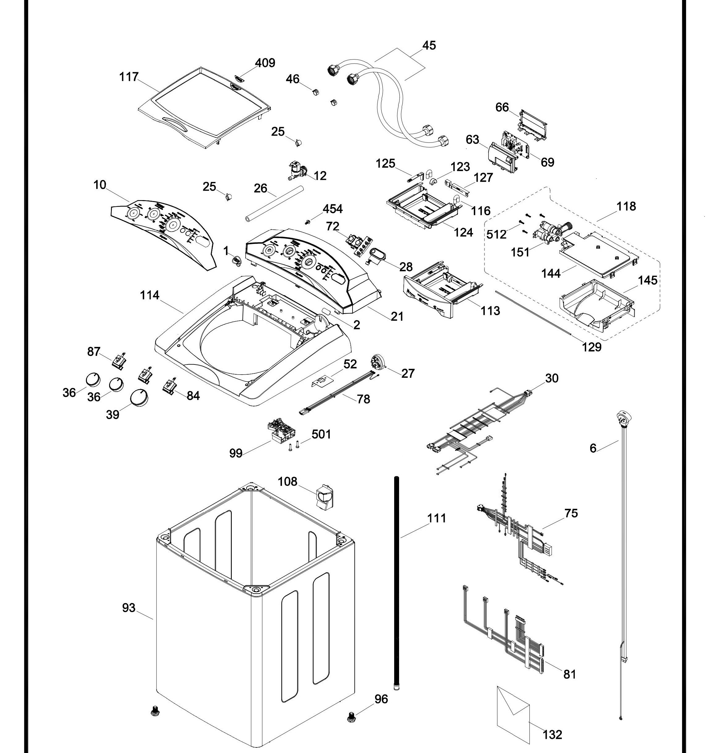 LIE17385XBB00 Exploded View 1 appliance exploded-view parts diagram