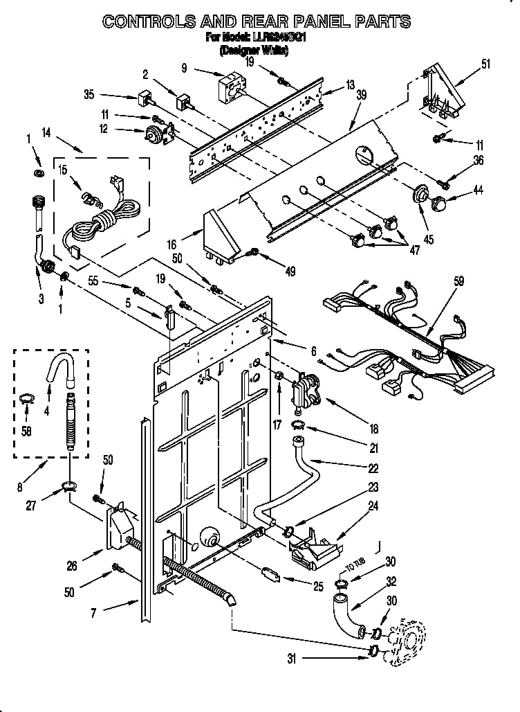 Controls and rear panel