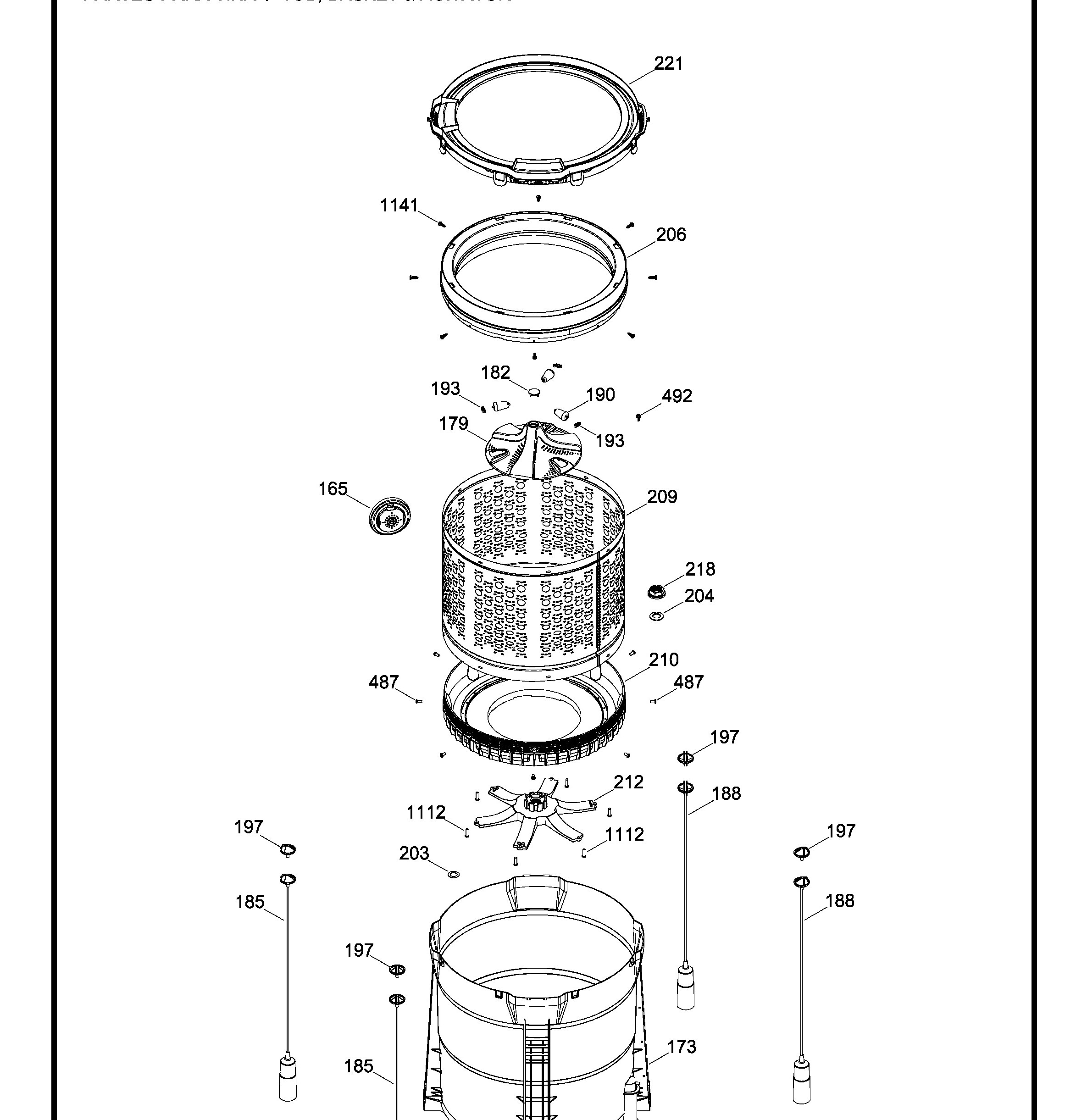 LMA46100VGAB01 Exploded View 2 appliance exploded-view parts diagram