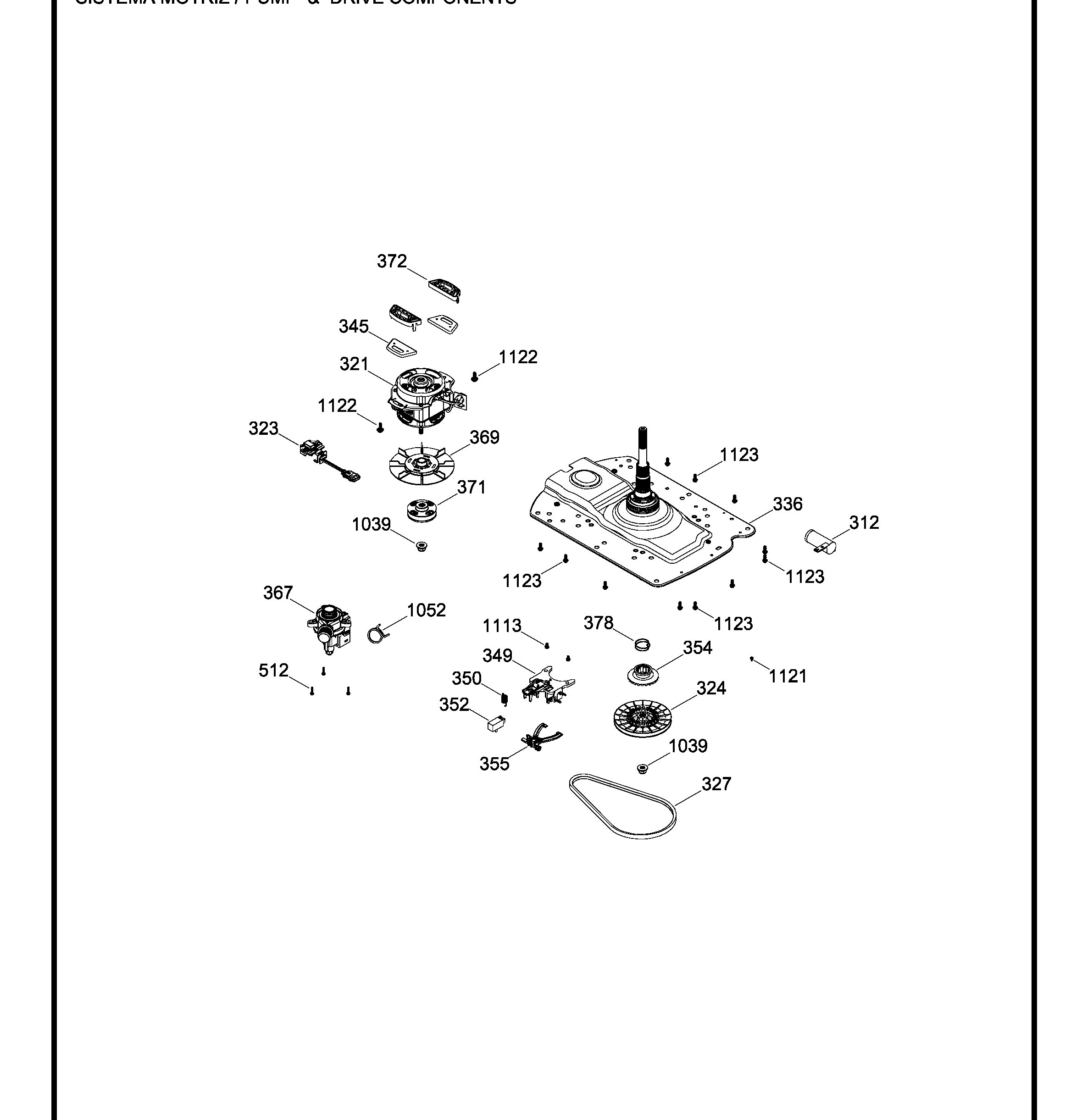 LMA46100VGAB01 Exploded View 3 appliance exploded-view parts diagram