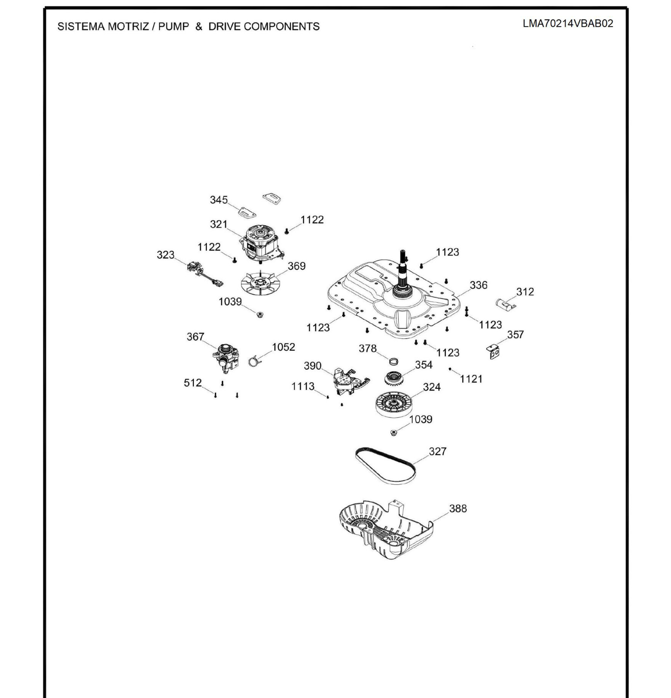 LMA70214VBAB02 Exploded View 3 appliance exploded-view parts diagram