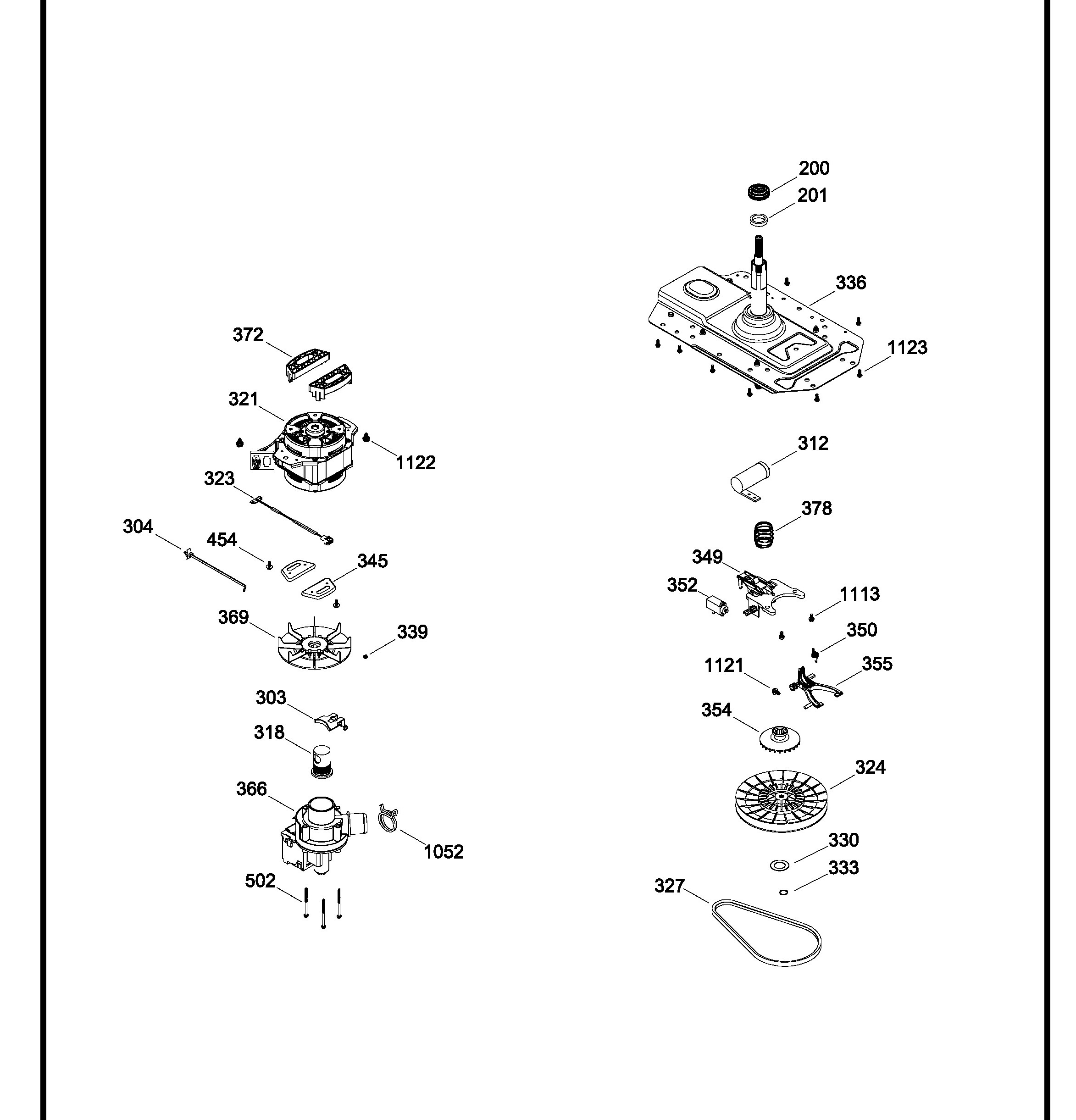LMF12480ZBAS00 Exploded View 3 appliance exploded-view parts diagram