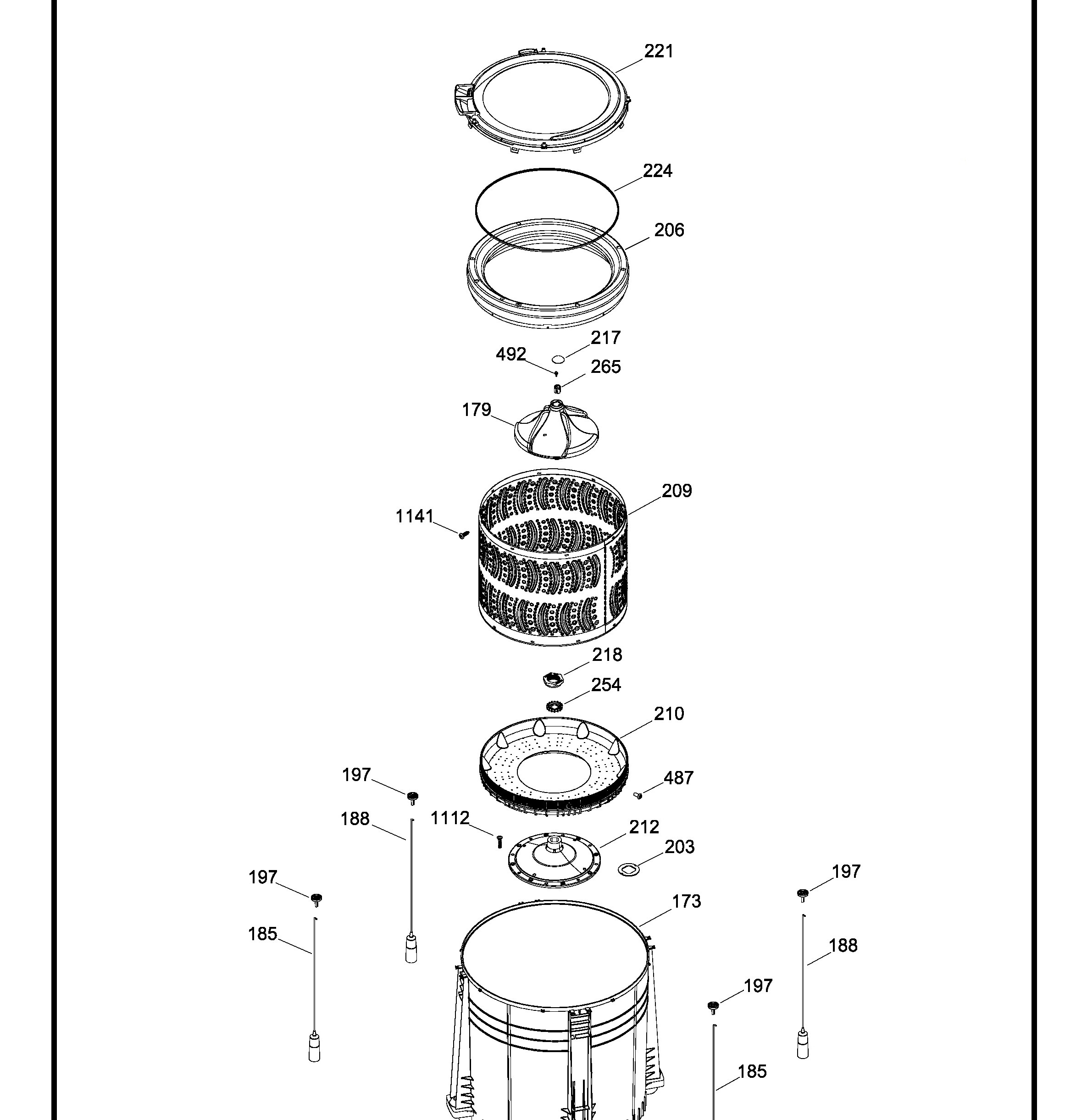 LMF18580XKBB00 Exploded View 2 appliance exploded-view parts diagram