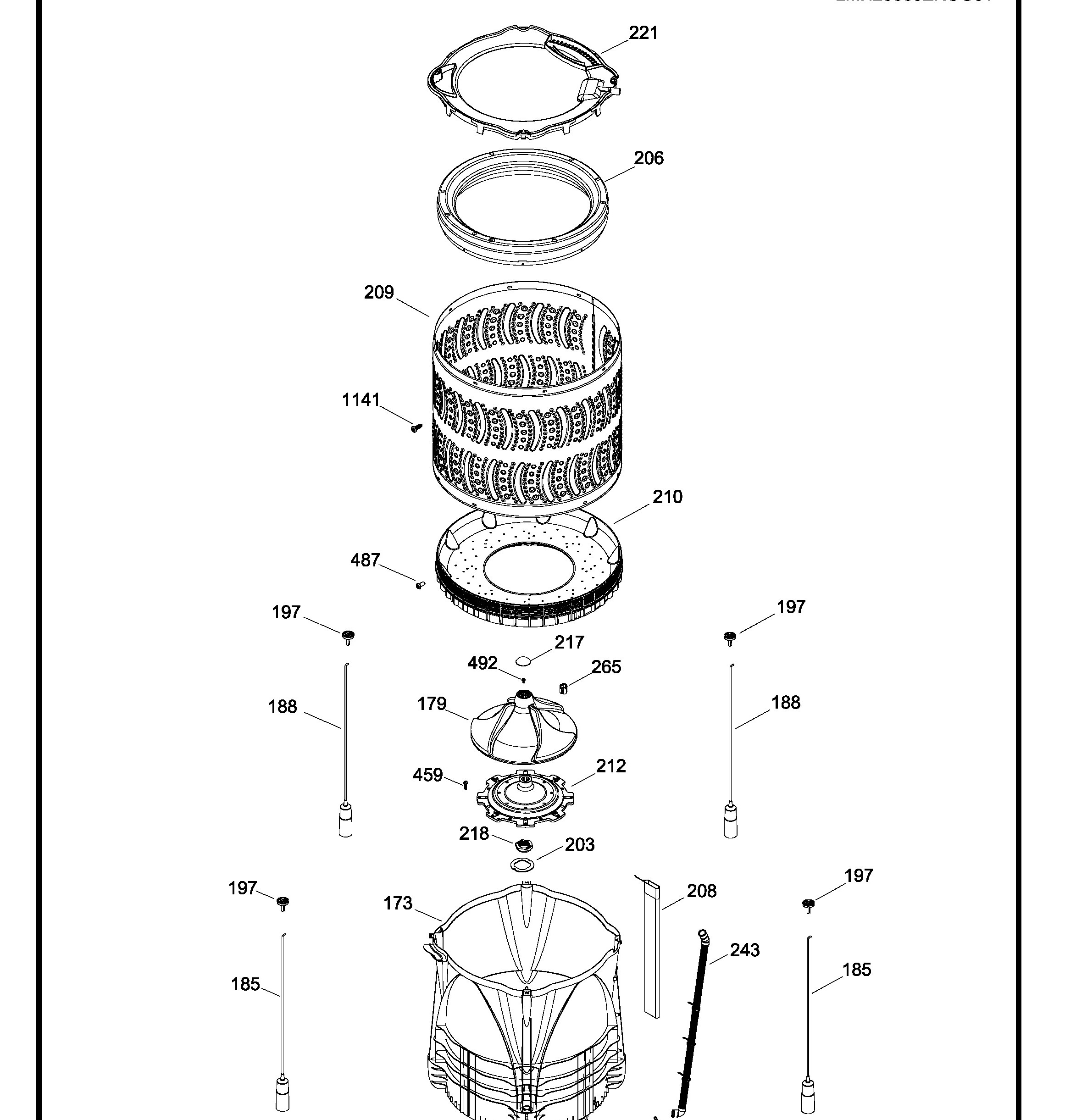 LMH20589ZKBB01 Exploded View 2 appliance exploded-view parts diagram