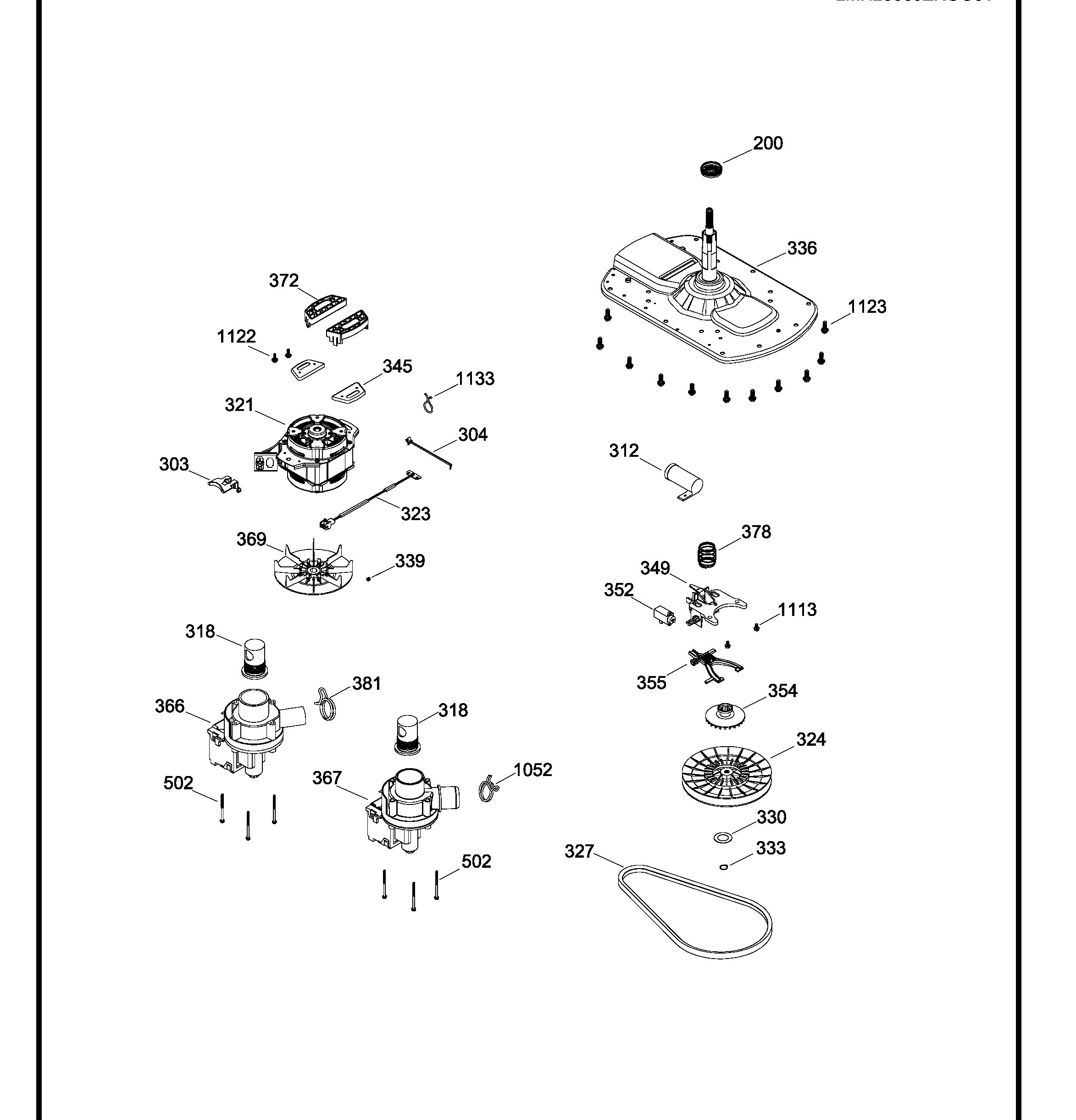 LMH20589ZKBB01 Exploded View 3 appliance exploded-view parts diagram