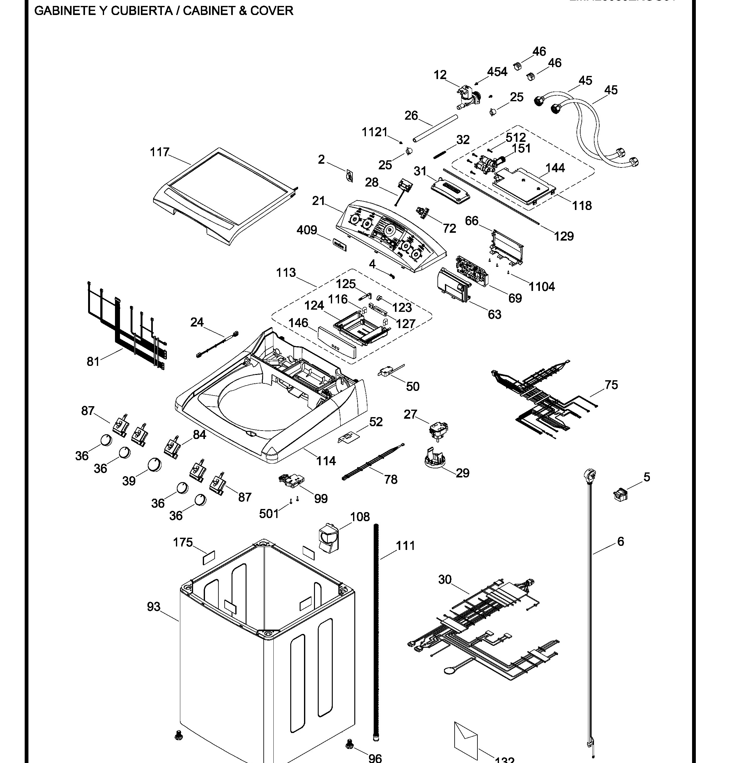 LMH20589ZKBB01 Exploded View 1 appliance exploded-view parts diagram