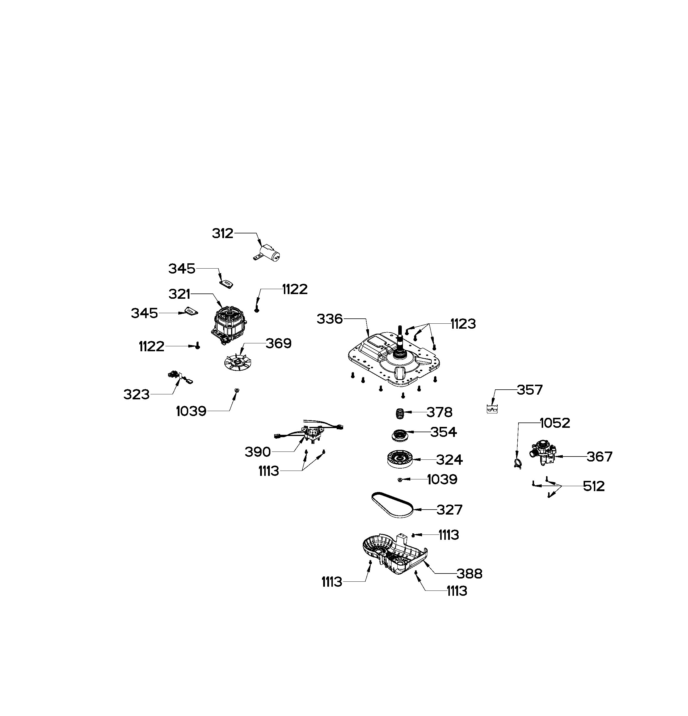 LMH72201WBAB10 Exploded View 3 appliance exploded-view parts diagram