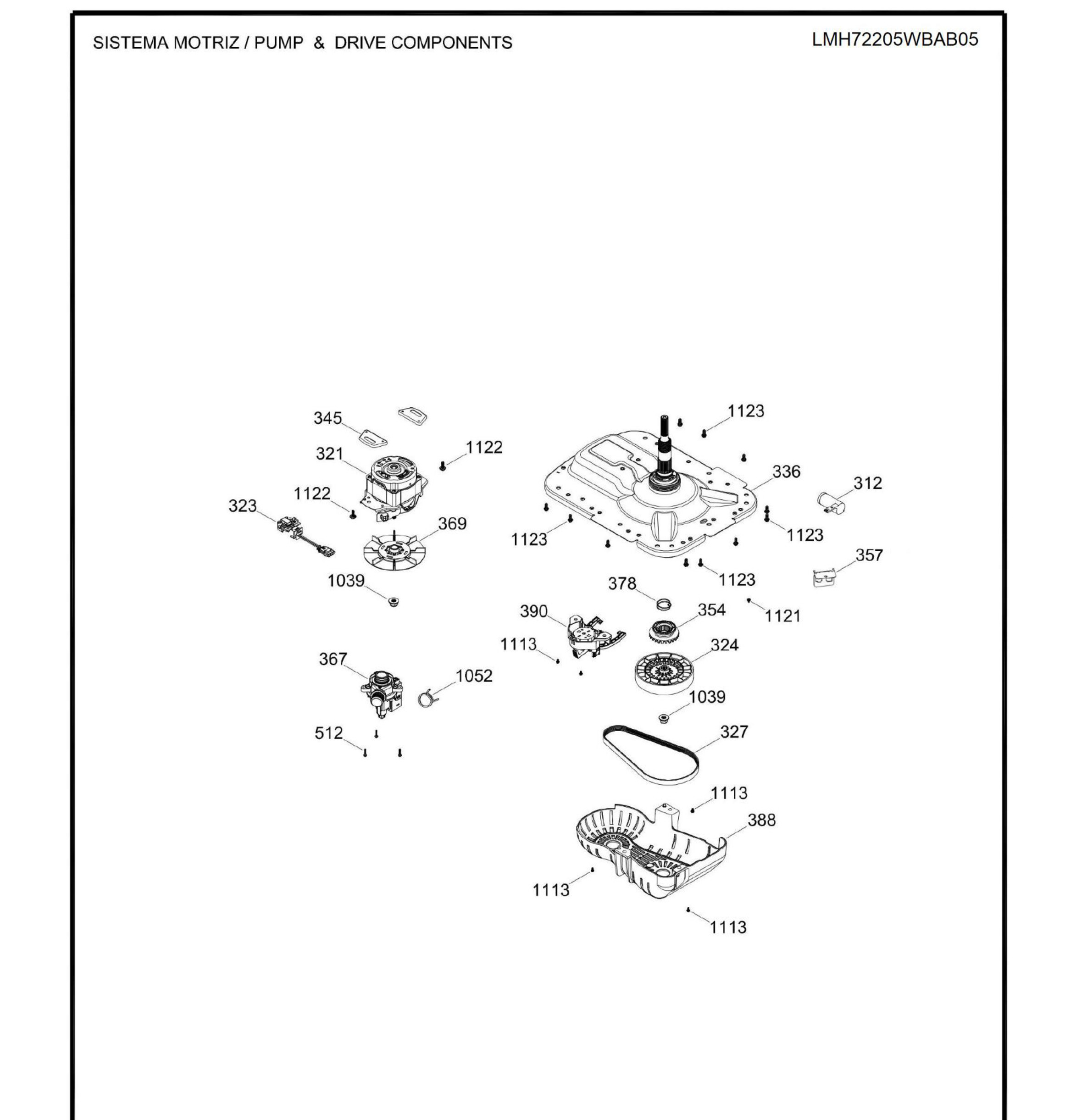 LMH72205WBAB05 Exploded View 3 appliance exploded-view parts diagram