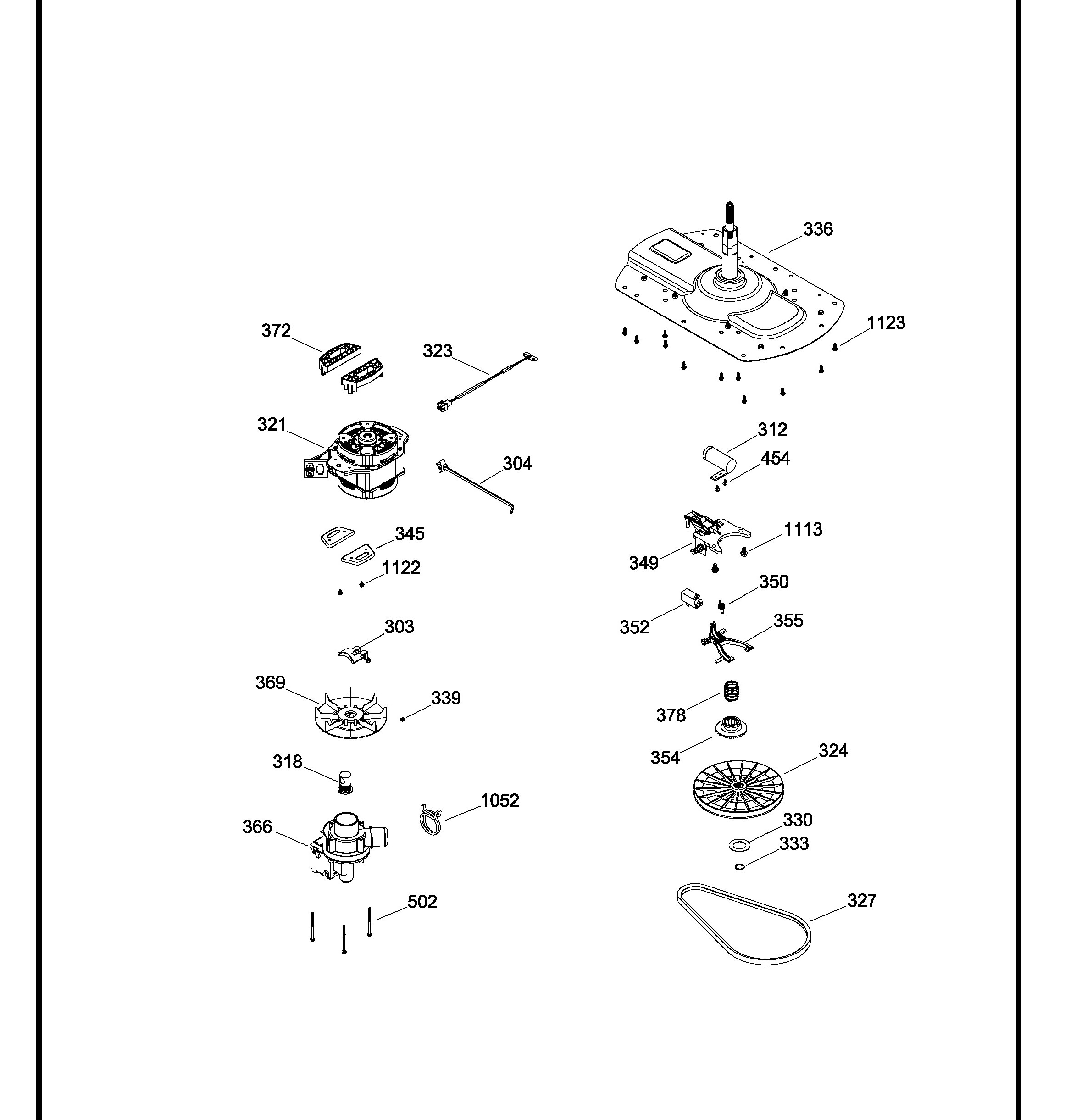 LMS16400XBB00 Exploded View 3 appliance exploded-view parts diagram