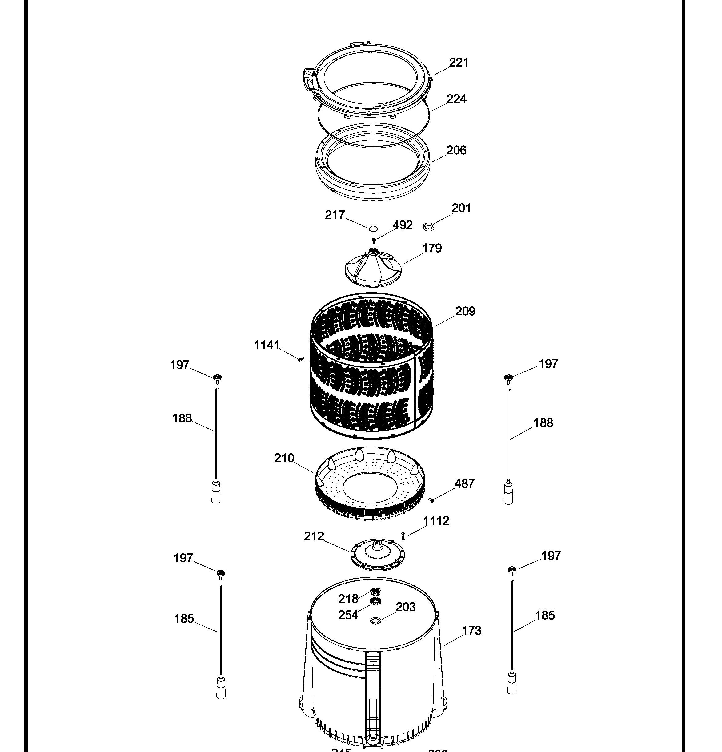 LMS16400XBB00 Exploded View 2 appliance exploded-view parts diagram