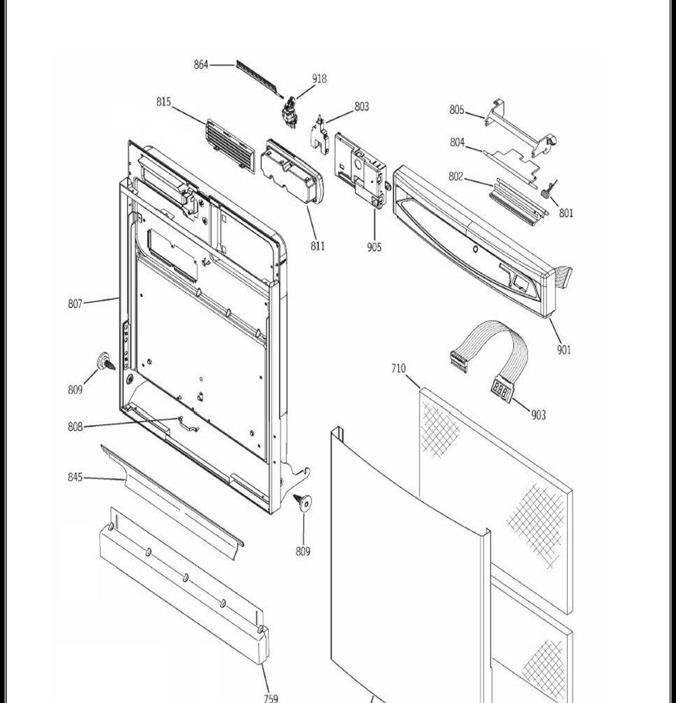 LVG7800G01SS Exploded View 1 appliance exploded-view parts diagram