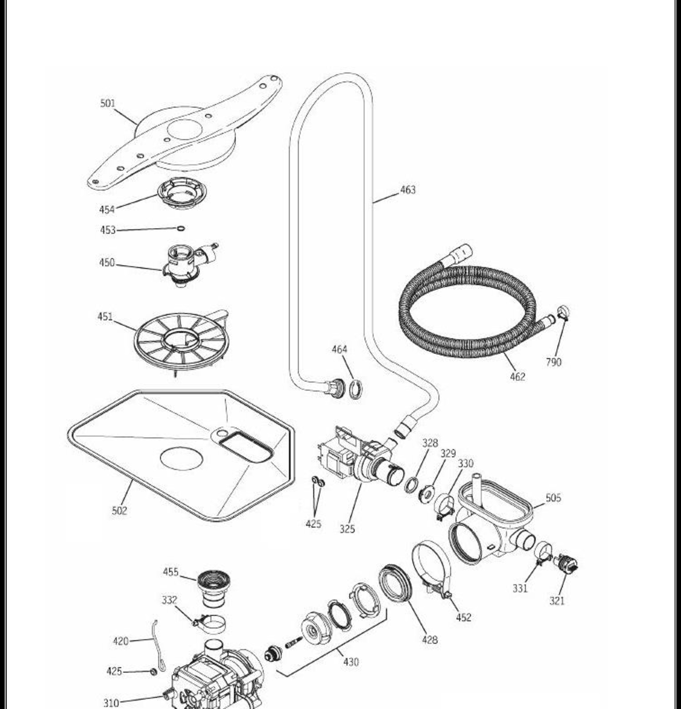 LVG7800G01SS Exploded View 5 appliance exploded-view parts diagram