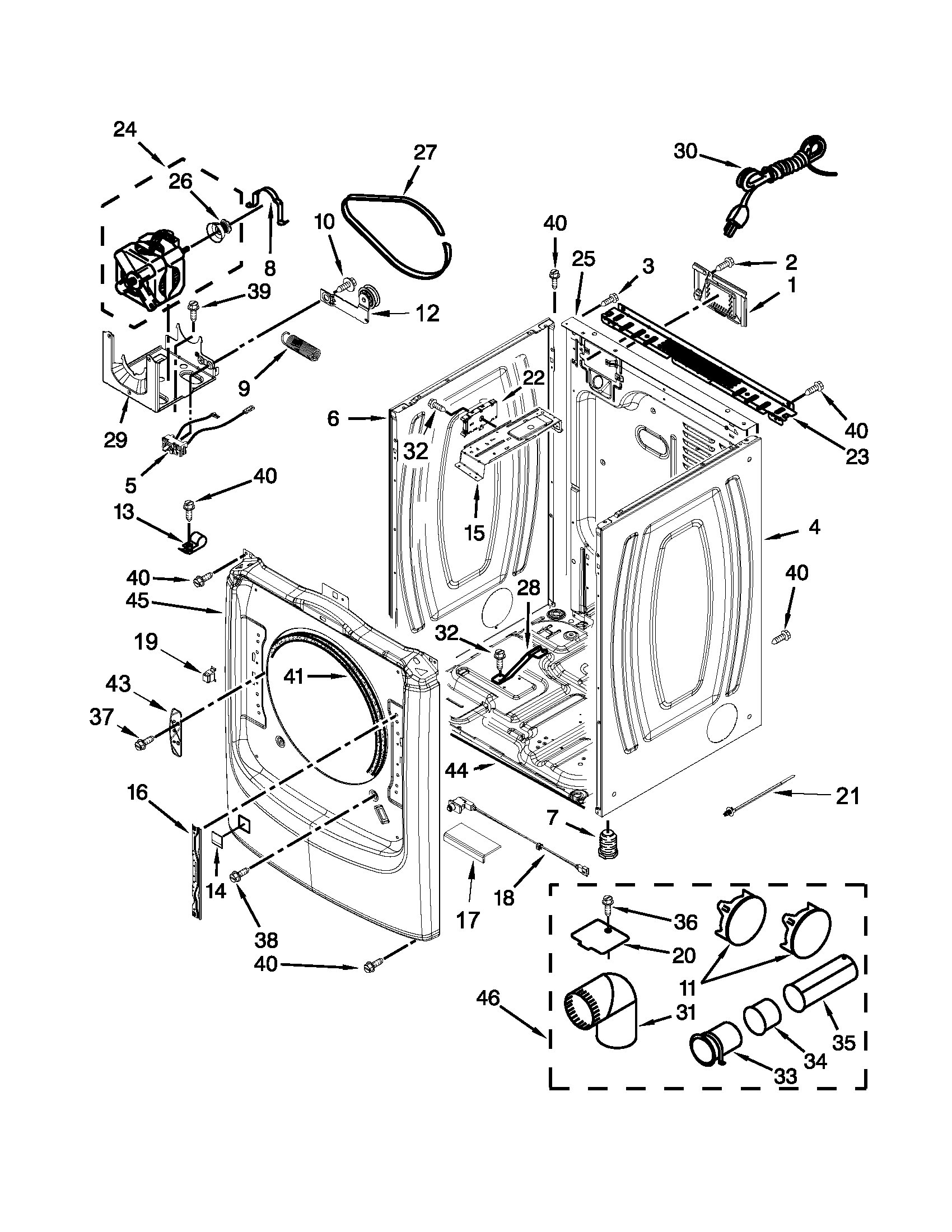 Cabinet parts