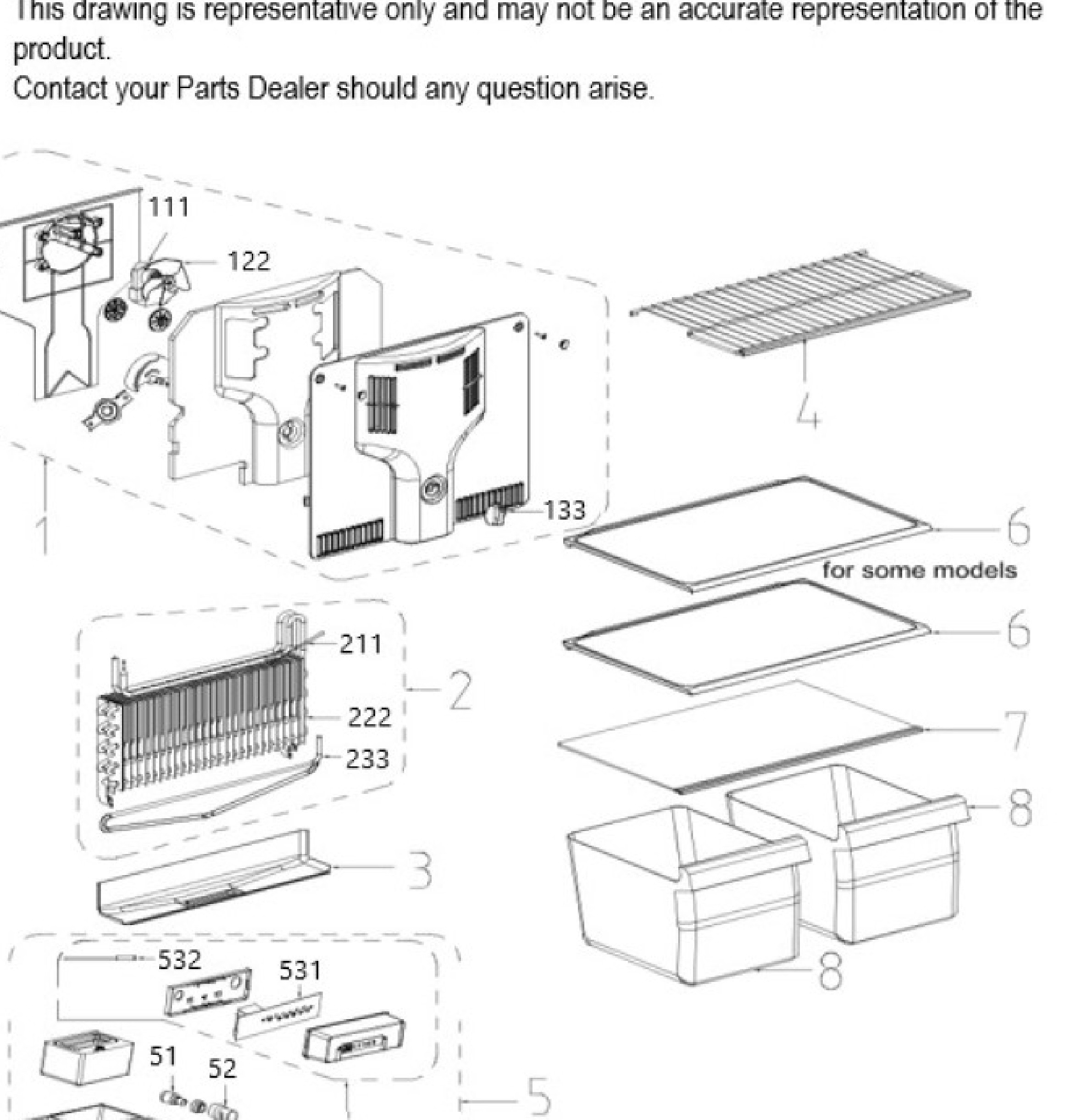 MPE12FGKBWW Exploded View 2 appliance exploded-view parts diagram