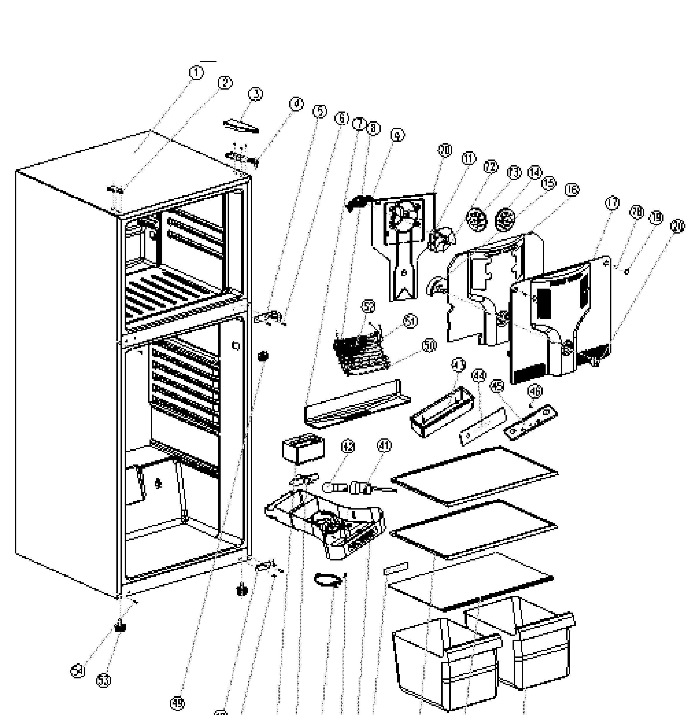 MPE12FSKALSB Exploded View 2 appliance exploded-view parts diagram