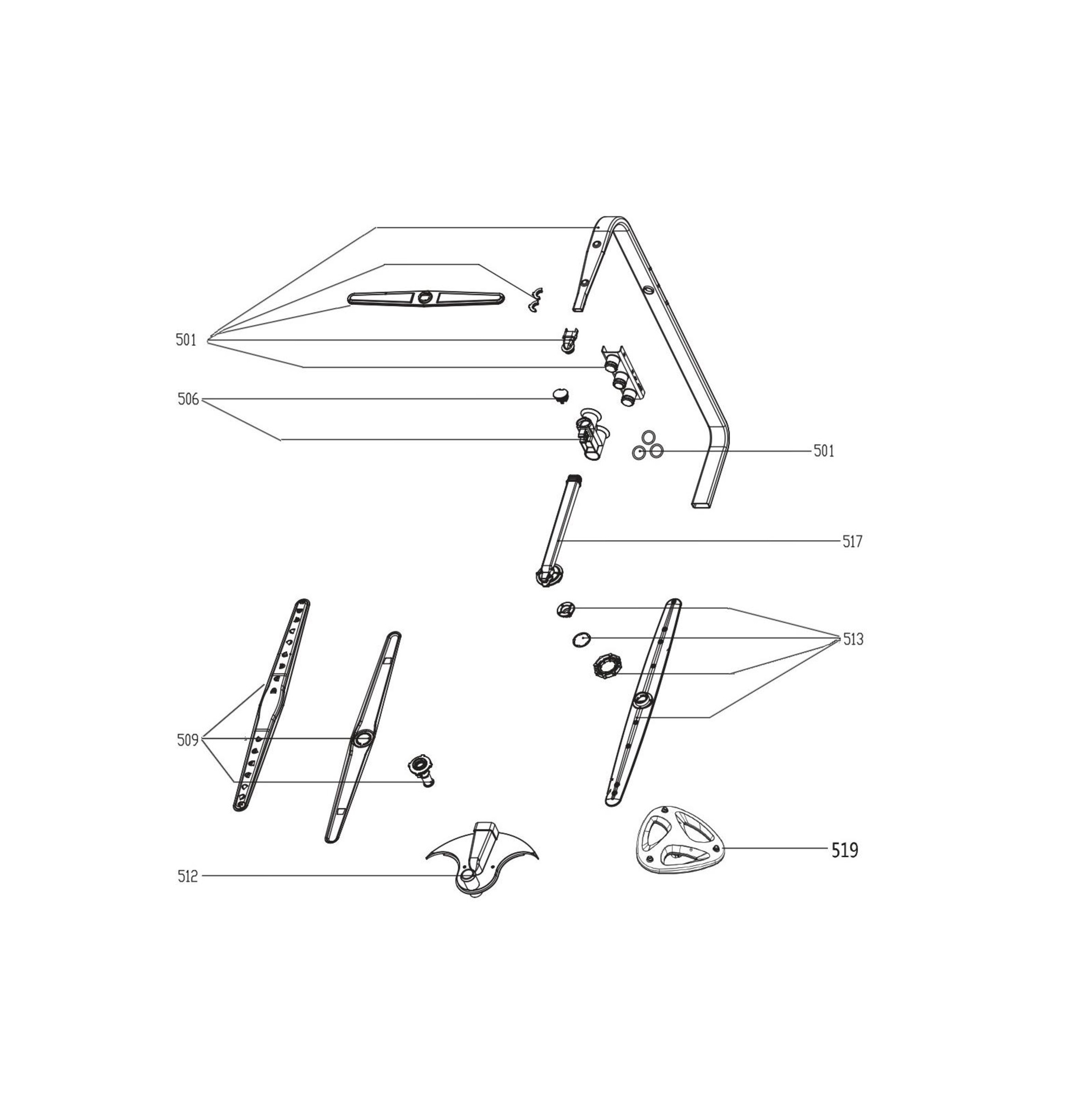 PBP665SGPWW Exploded View 5 appliance exploded-view parts diagram