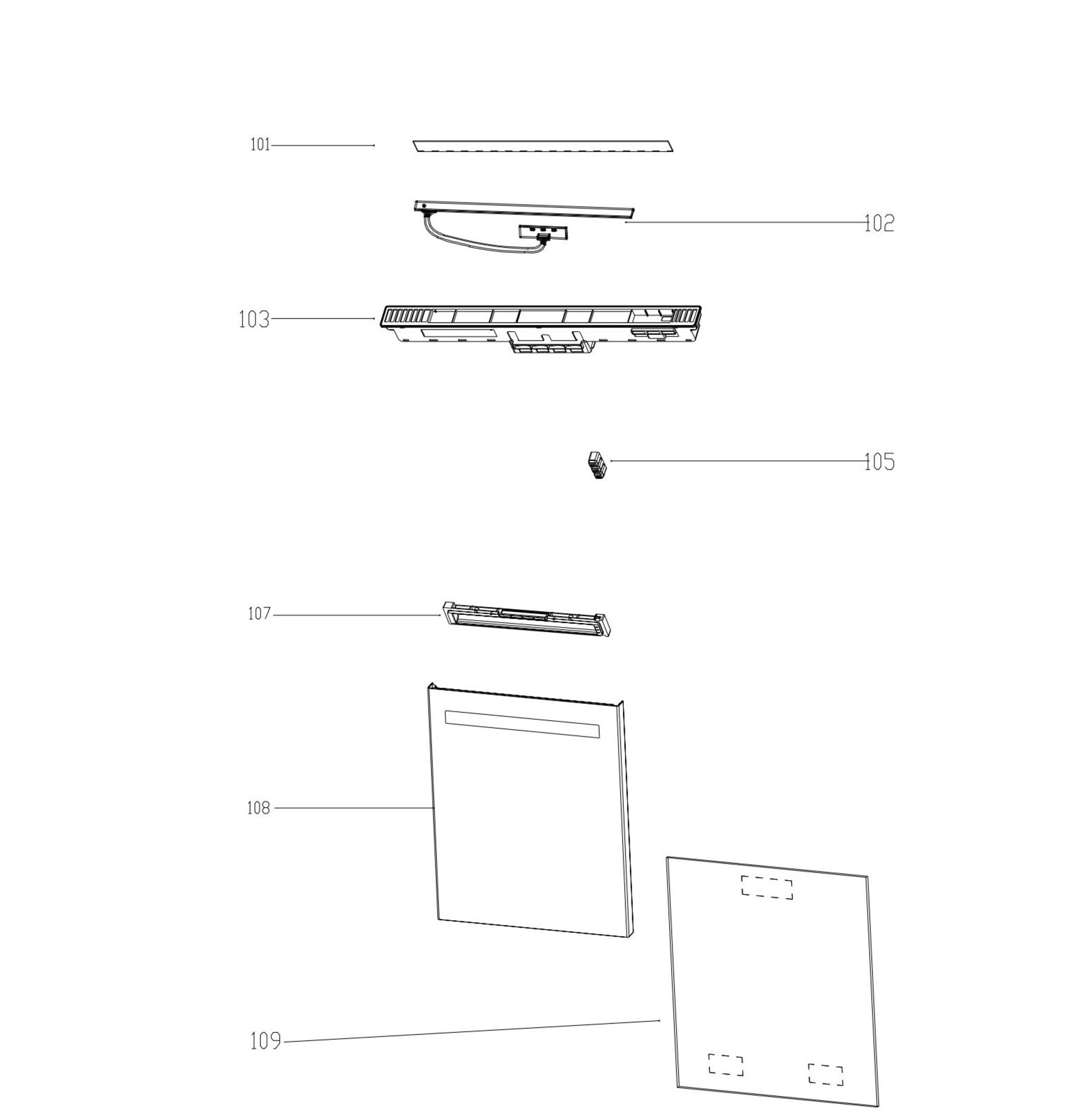 PBP665SGPWW Exploded View 1 appliance exploded-view parts diagram