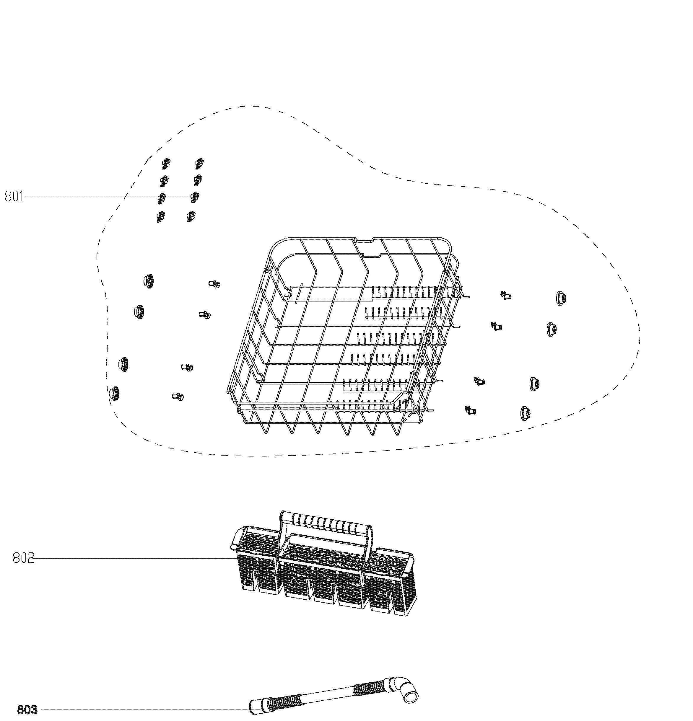 PBT860SMM0ES Exploded View 6 appliance exploded-view parts diagram