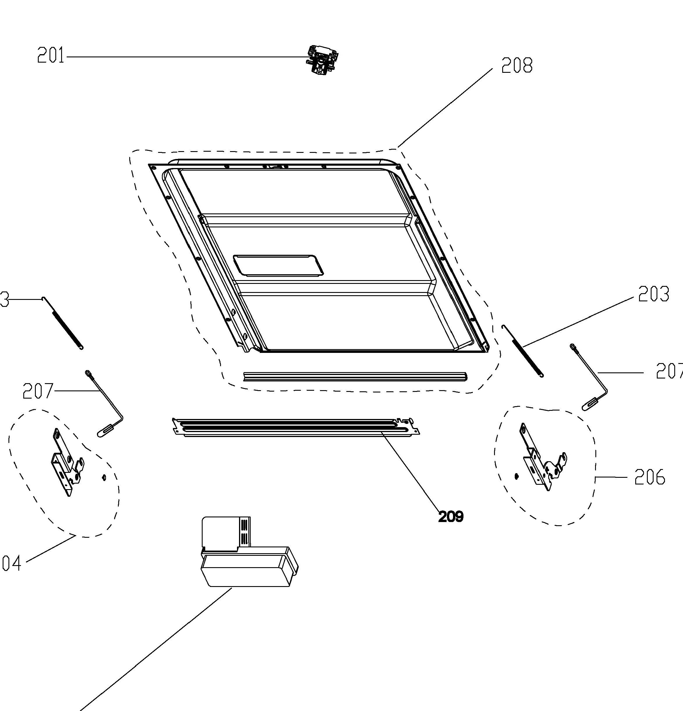 PBT860SMM0ES Exploded View 2 appliance exploded-view parts diagram