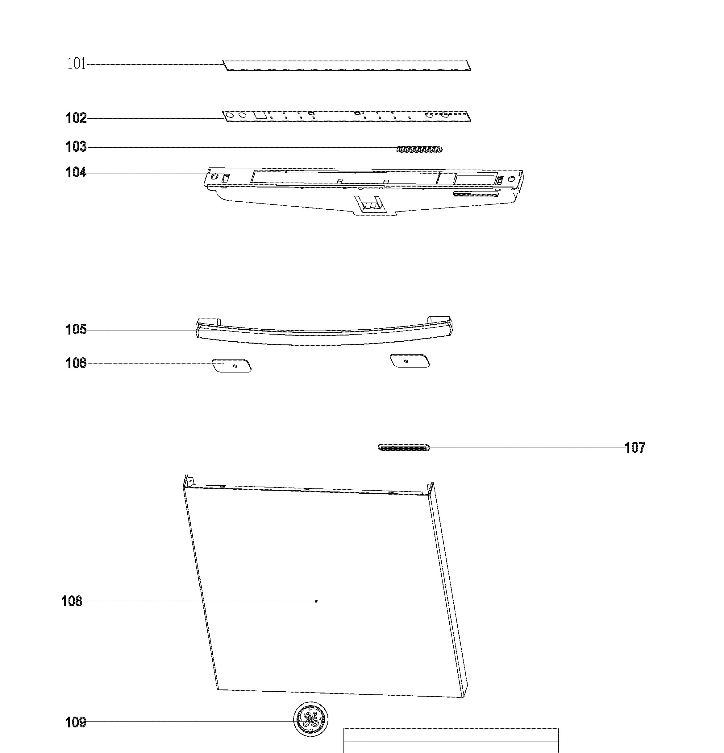 PBT860SMM0ES Exploded View 1 appliance exploded-view parts diagram