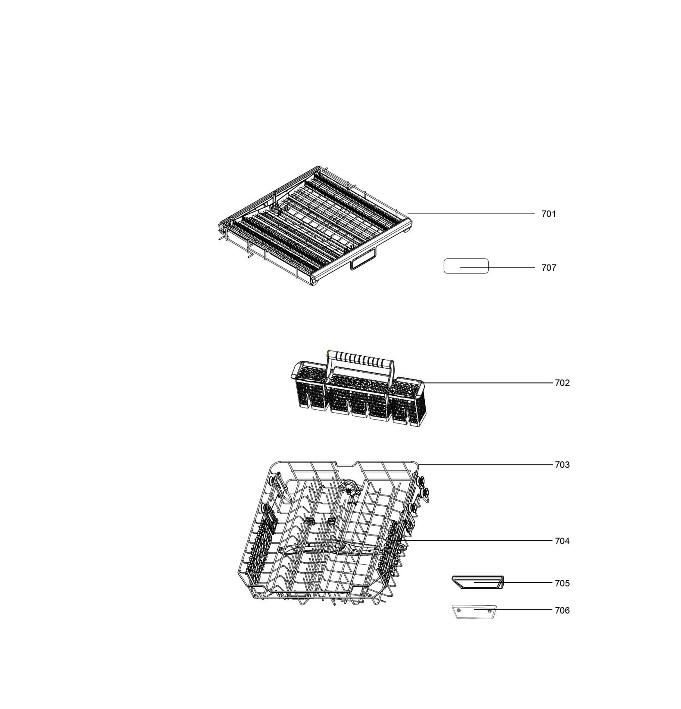 PBT865SMPES Exploded View 7 appliance exploded-view parts diagram