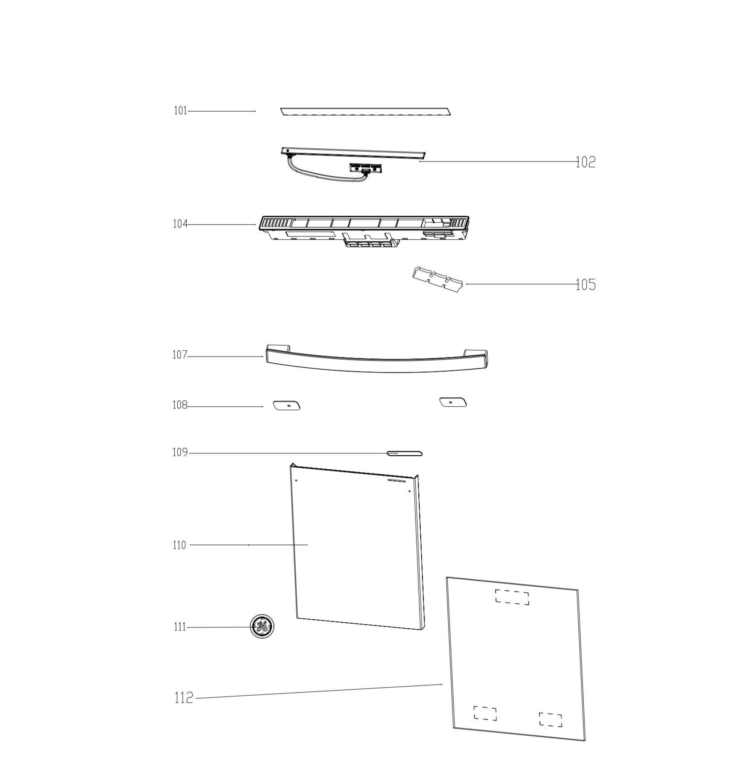 PBT865SMPES Exploded View 1 appliance exploded-view parts diagram