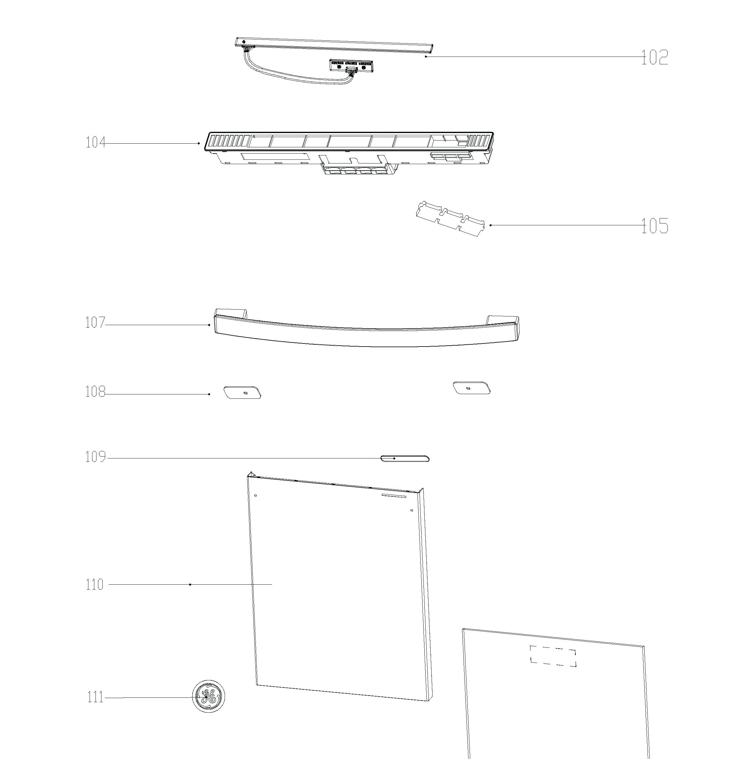PBT865SSP0FS Exploded View 1 appliance exploded-view parts diagram
