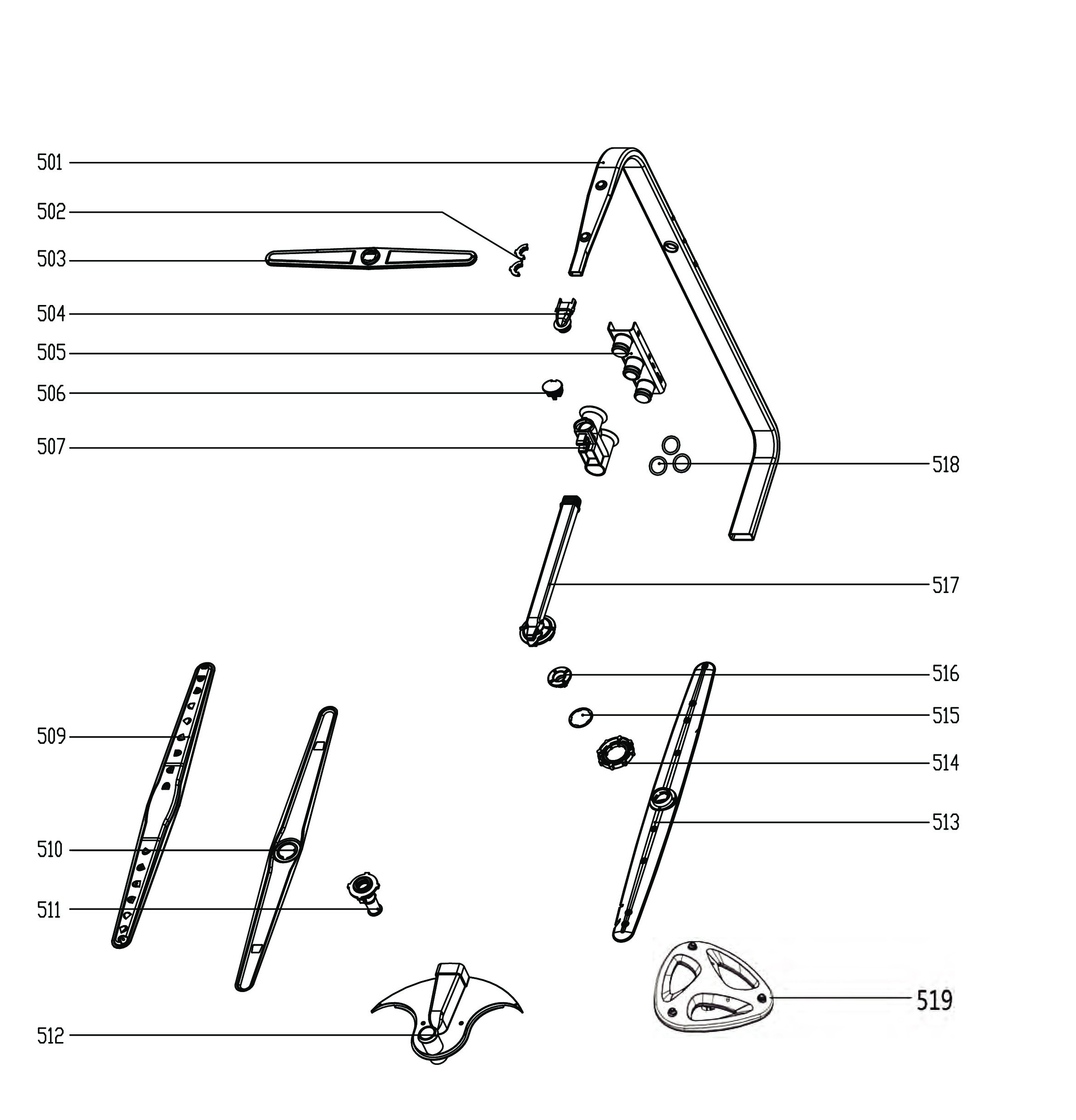 PBT865SSP0FS Exploded View 5 appliance exploded-view parts diagram