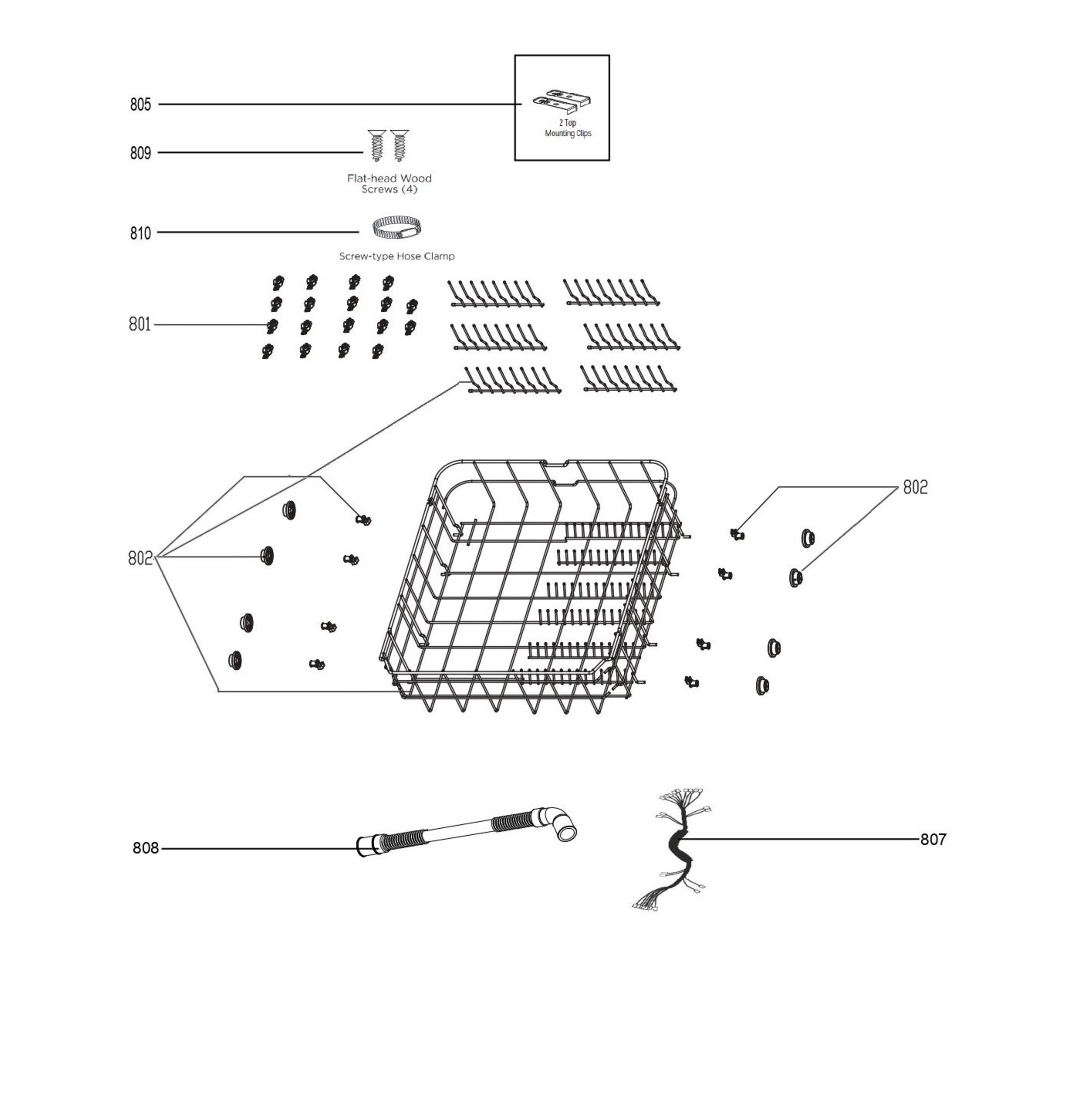 PBT865SSPFS Exploded View 8 appliance exploded-view parts diagram
