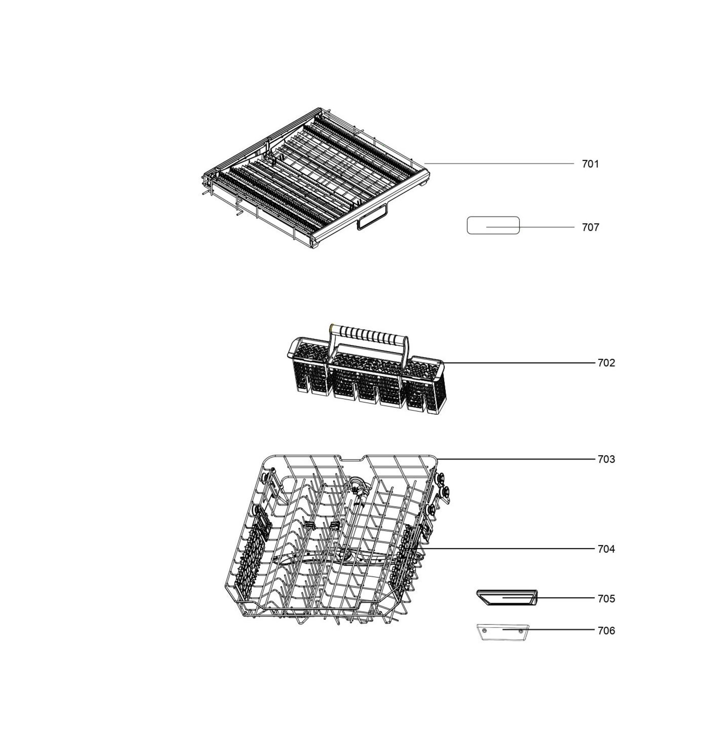 PBT865SSPFS Exploded View 7 appliance exploded-view parts diagram