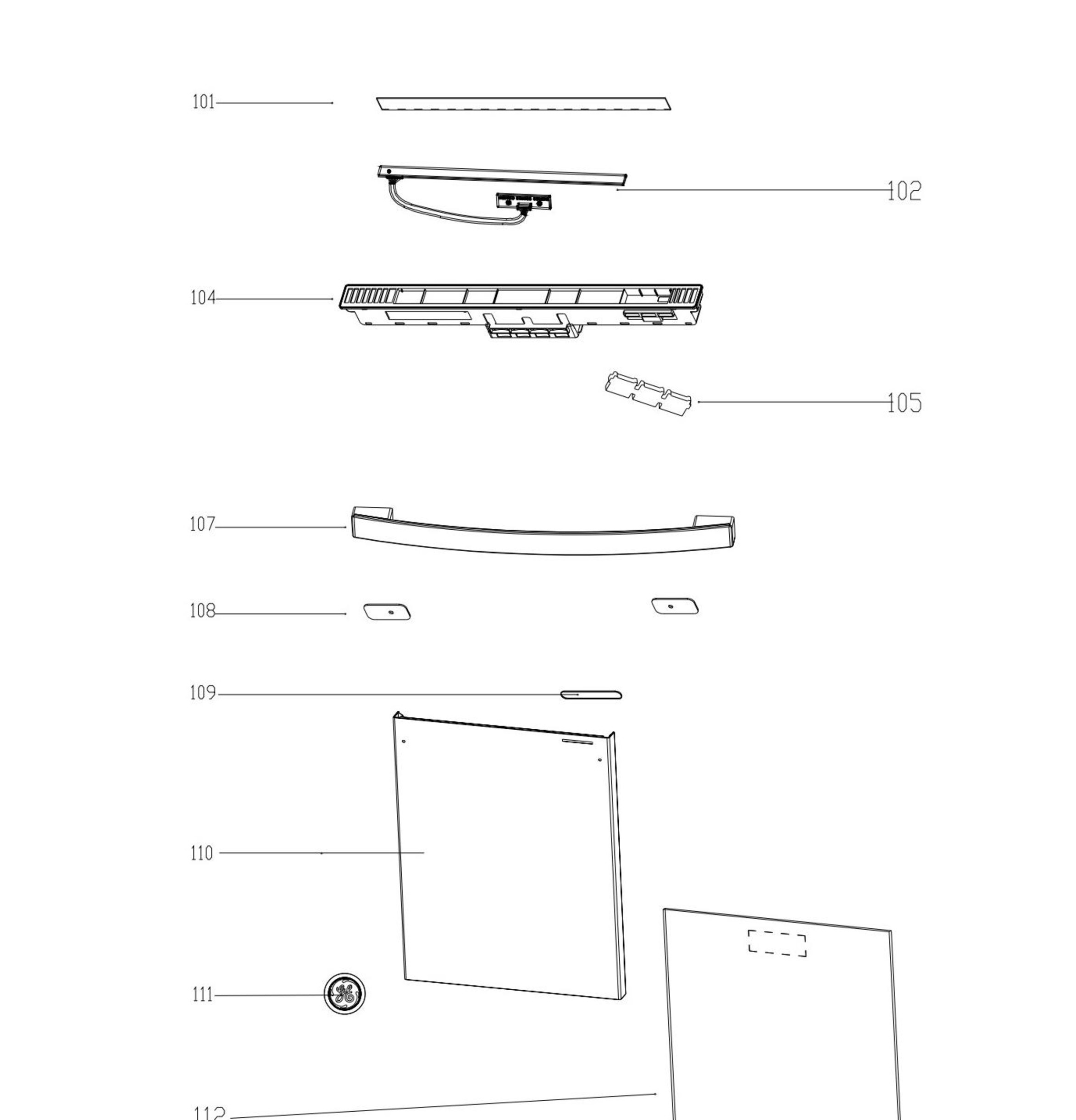 PBT865SSPFS Exploded View 1 appliance exploded-view parts diagram