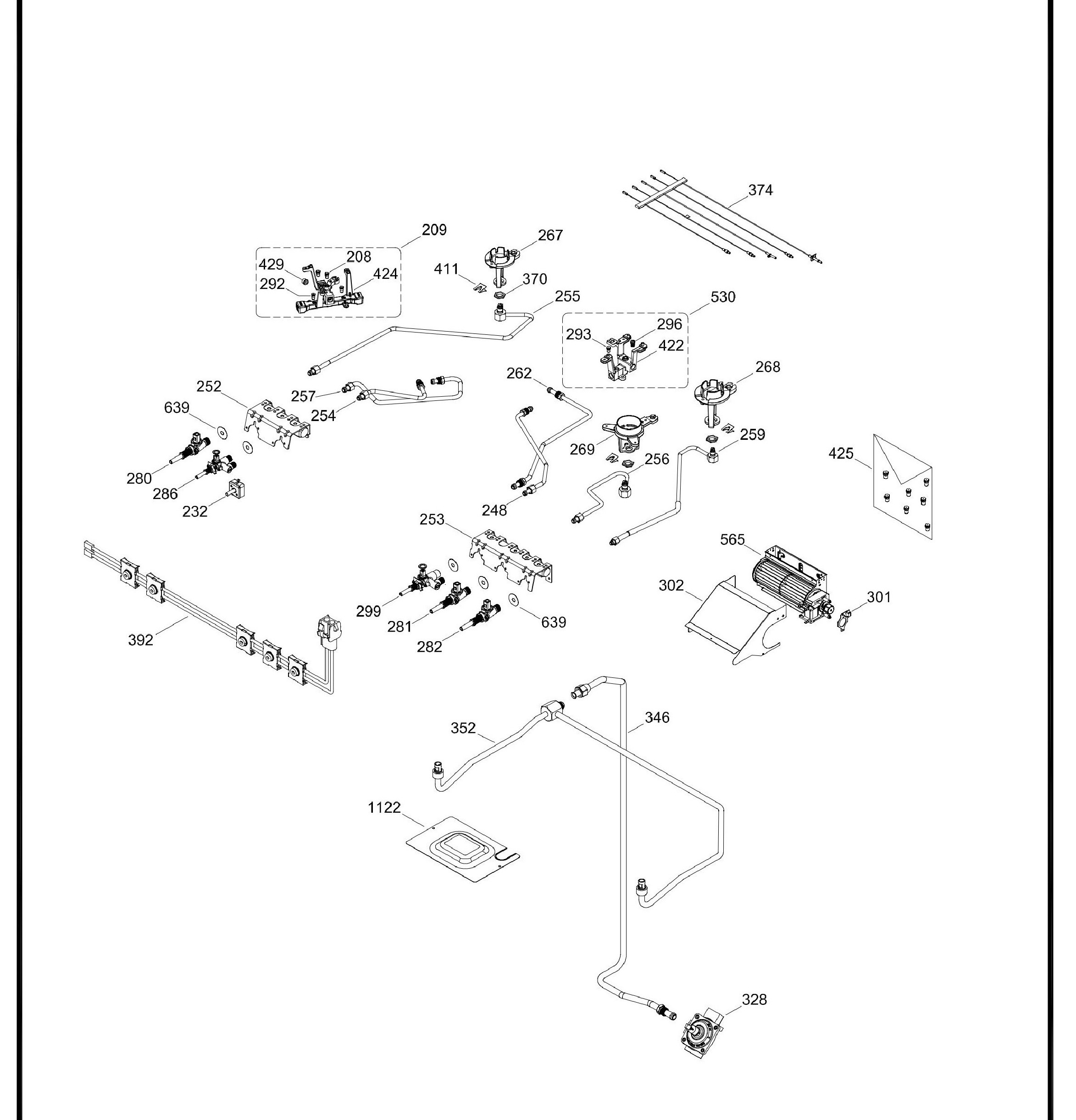 PC2S930SEL1SS Exploded View 2 appliance exploded-view parts diagram