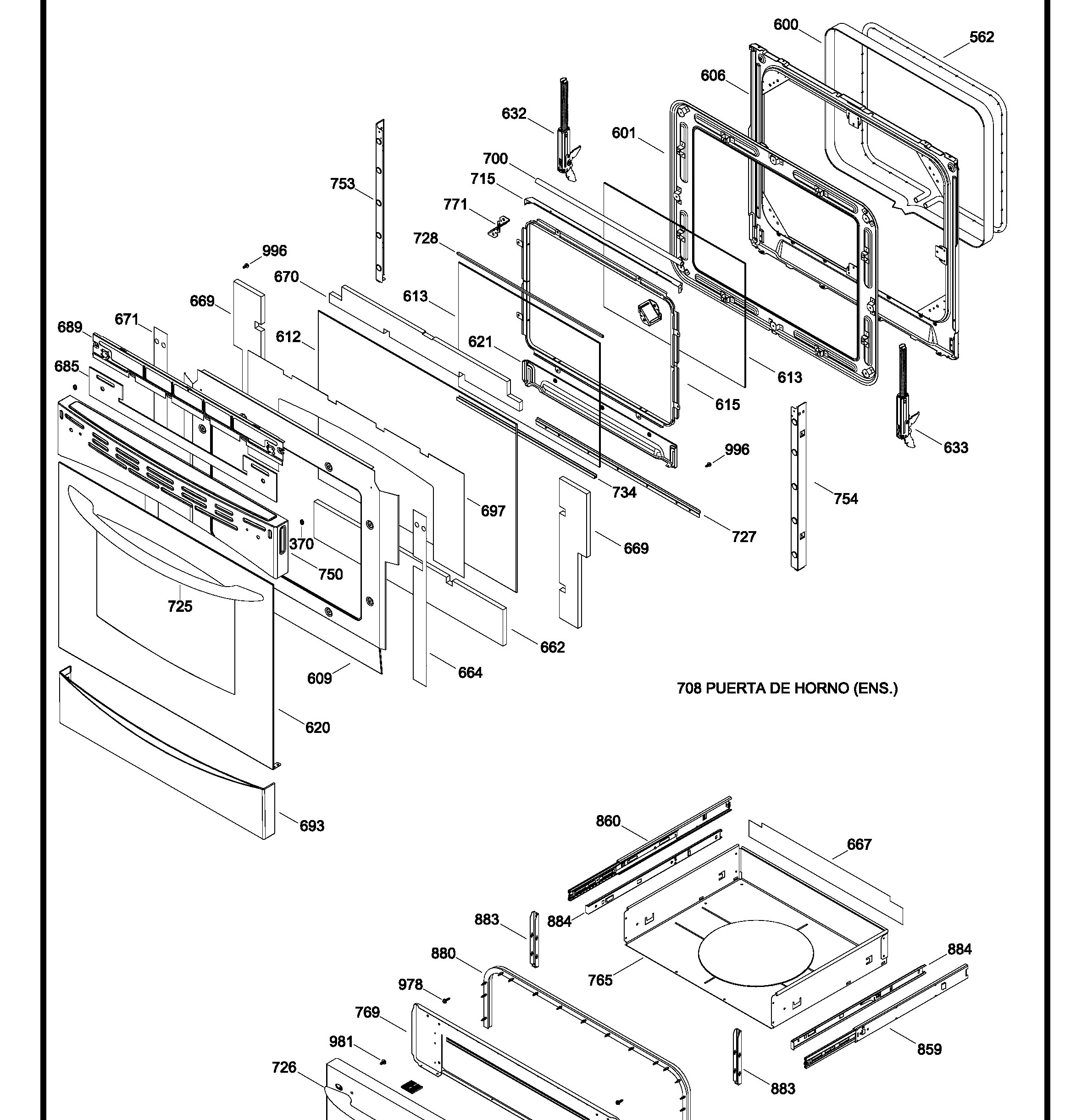 PCB900SR1SS Exploded View 3 appliance exploded-view parts diagram