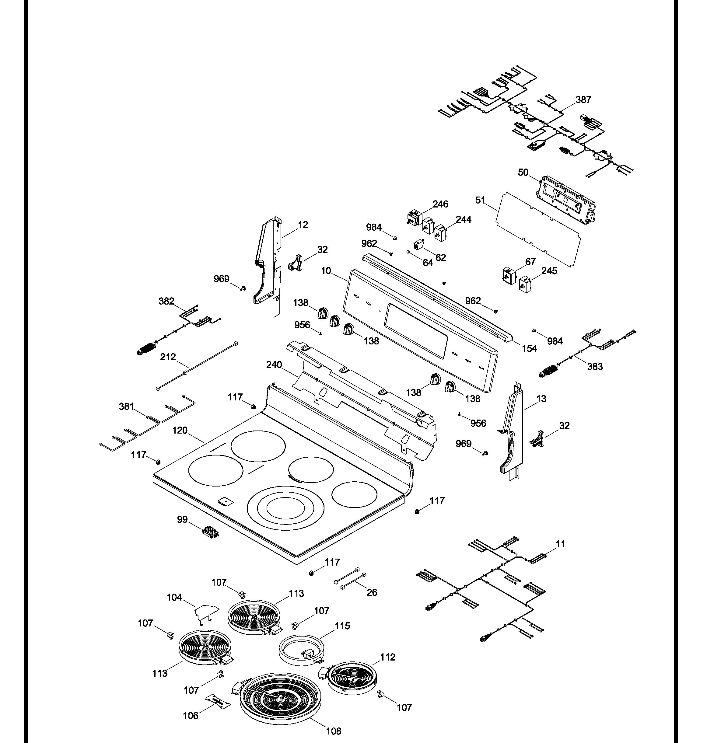 PCB940SK1SS Exploded View 1 appliance exploded-view parts diagram