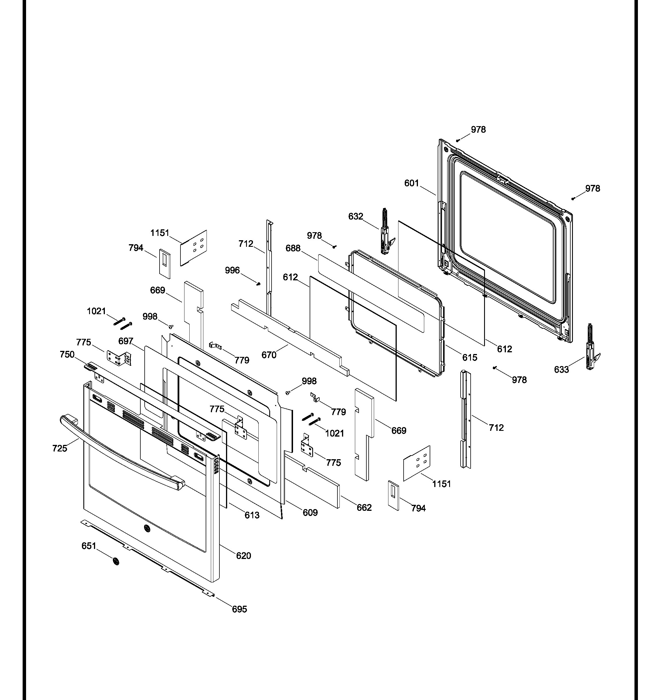 PCB940SK1SS Exploded View 3 appliance exploded-view parts diagram