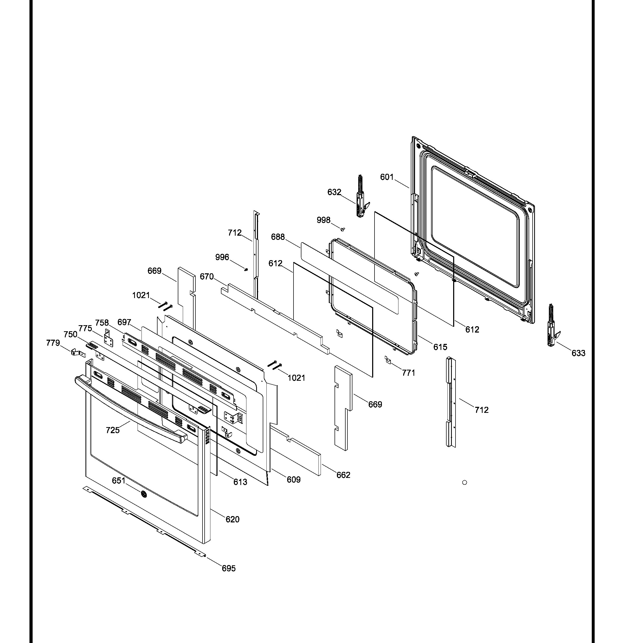 PCB987SM1SS Exploded View 3 appliance exploded-view parts diagram