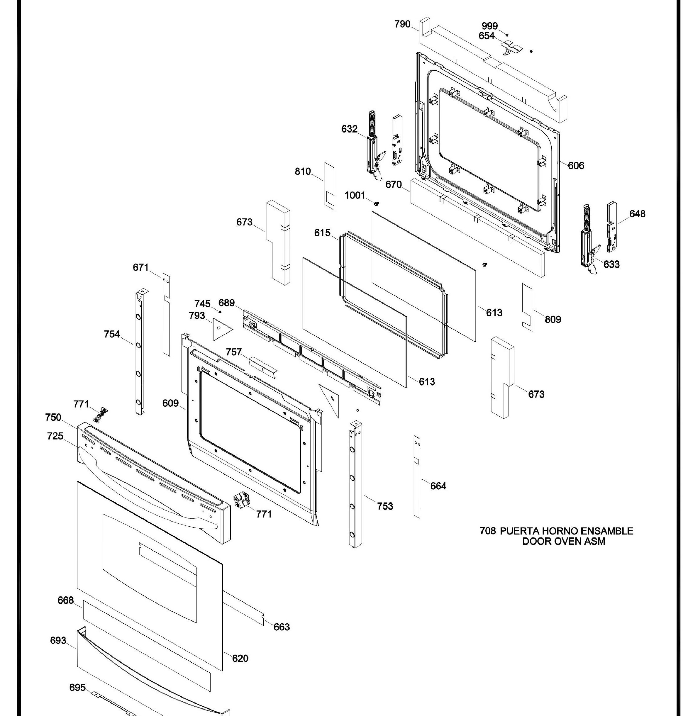 PCGB930SET3SS Exploded View 6 appliance exploded-view parts diagram