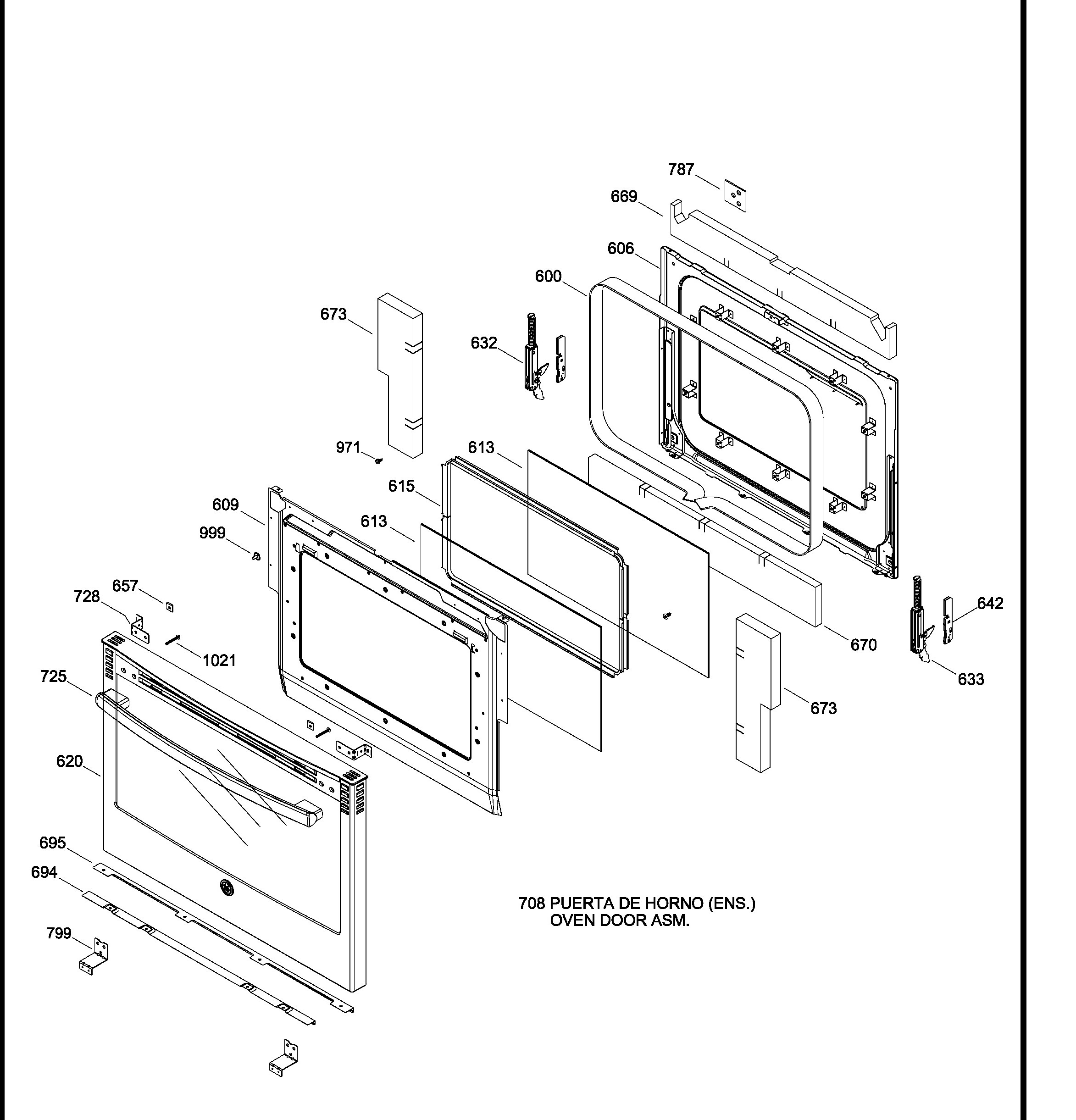 PCGS910SEF1SS Exploded View 4 appliance exploded-view parts diagram