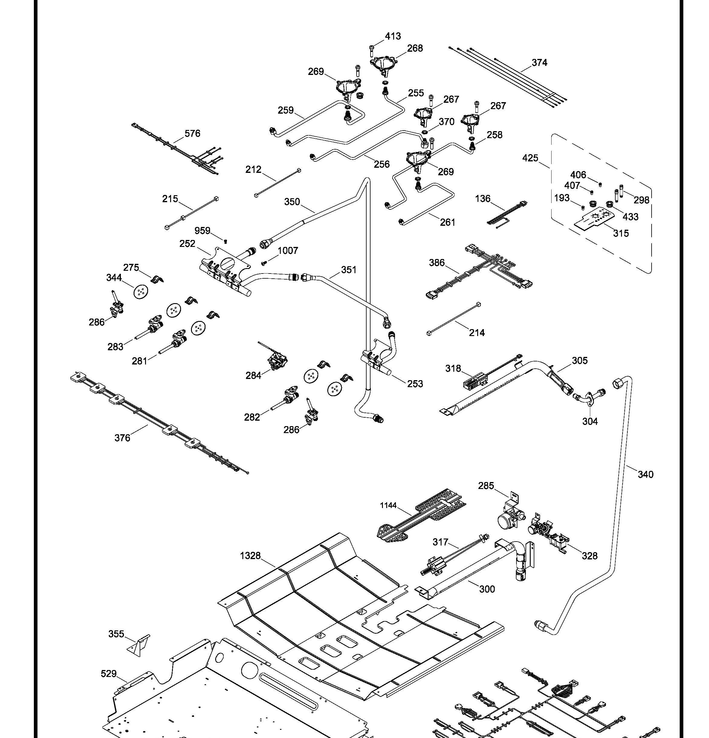 PCGS910SEF2SS Exploded View 2 appliance exploded-view parts diagram