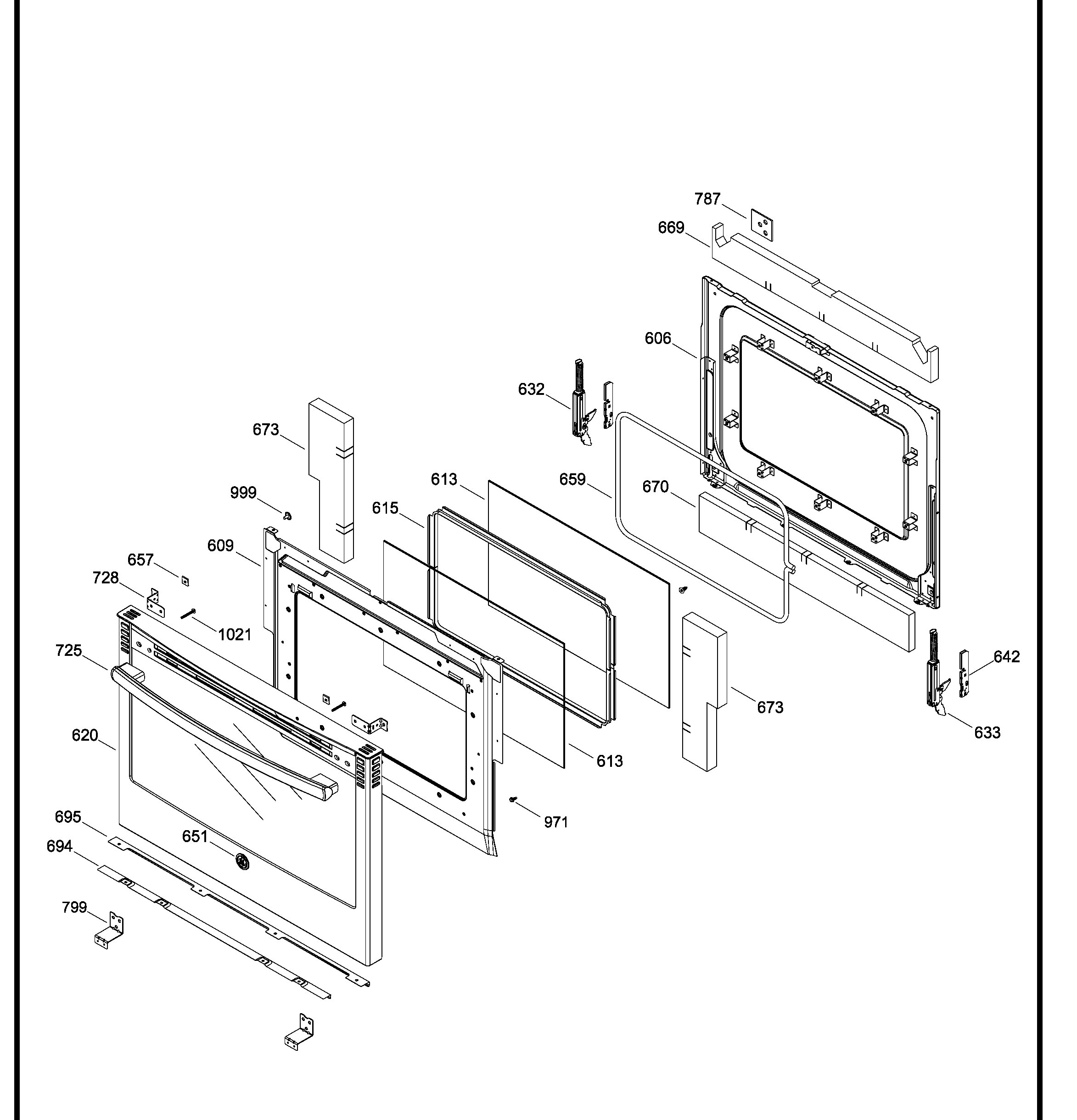PCGS910SEF3SS Exploded View 4 appliance exploded-view parts diagram
