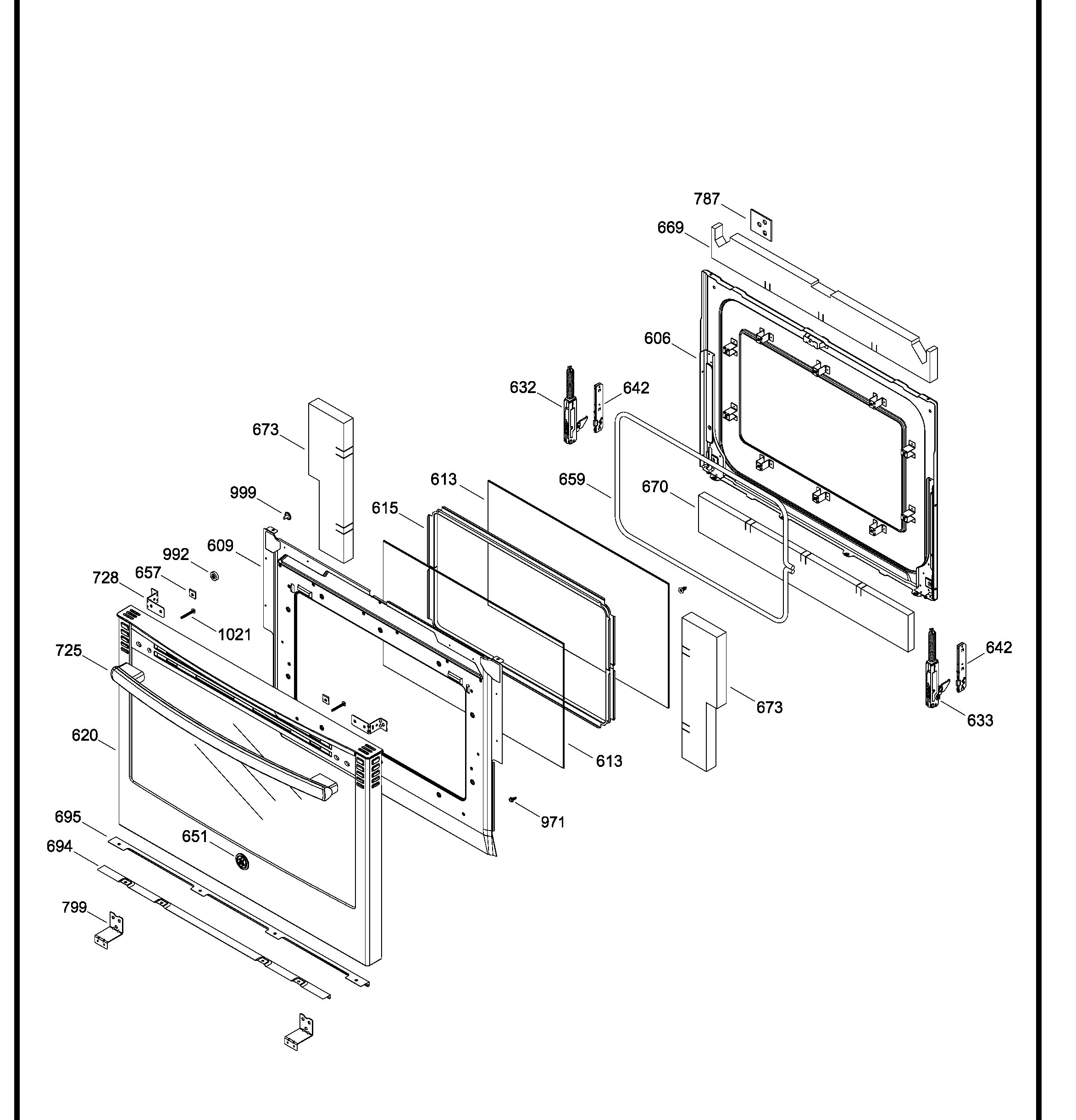 PCGS910SEF4SS Exploded View 4 appliance exploded-view parts diagram