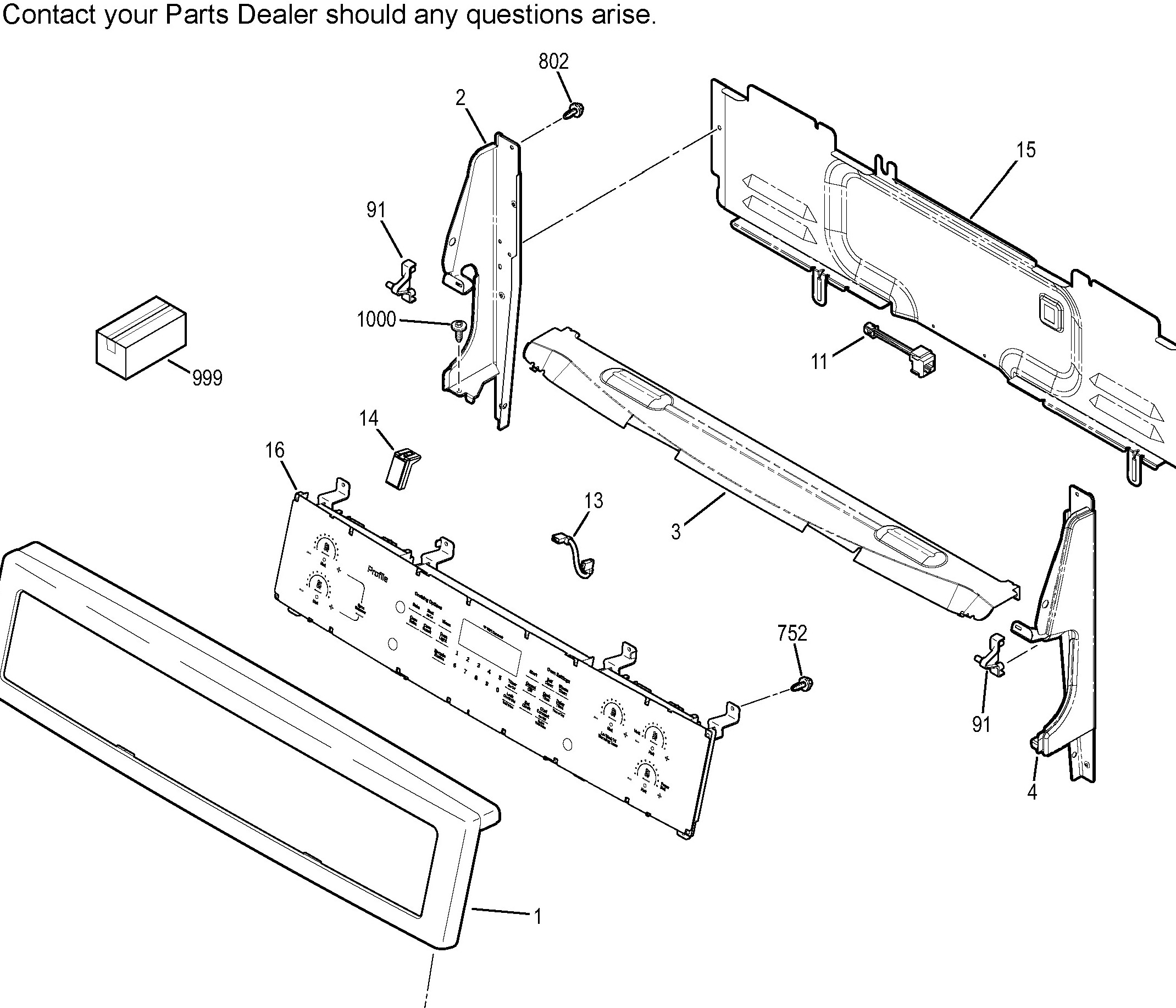 PCHB920SJ1SS Exploded View 5 appliance exploded-view parts diagram